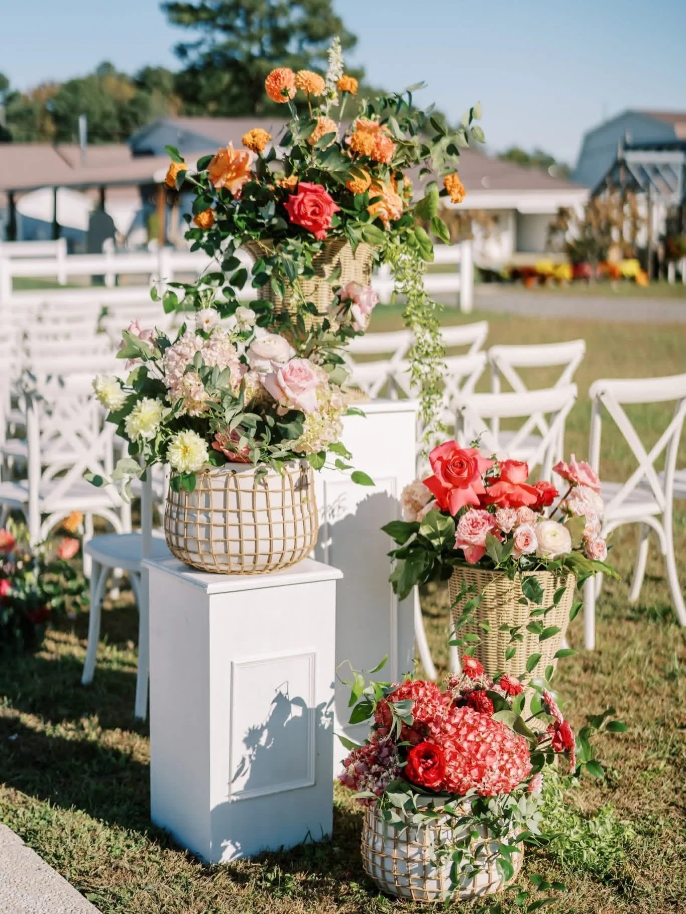 The Sansone&rsquo;s stunning fall wedding last year at Loblolly ✨ 

Celebrate your special day with us at Loblolly! 

Our rental prices include all listed below

✨ The Magnolia Barn - Our gorgeous indoor space lined with pine walls and accentuated by
