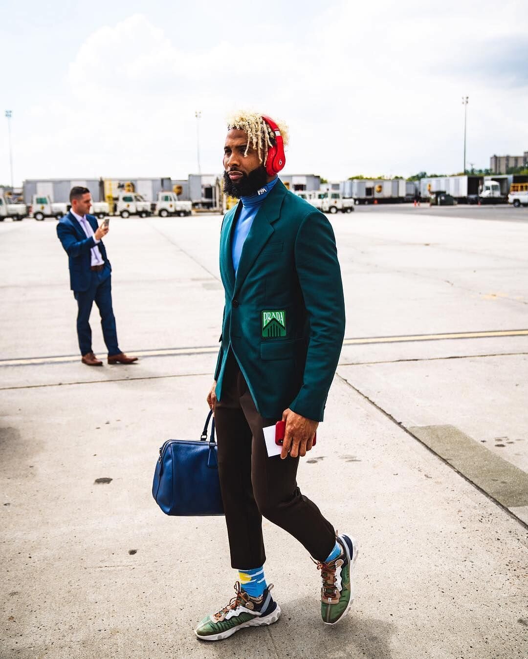 Odell Beckham Jr in Prada