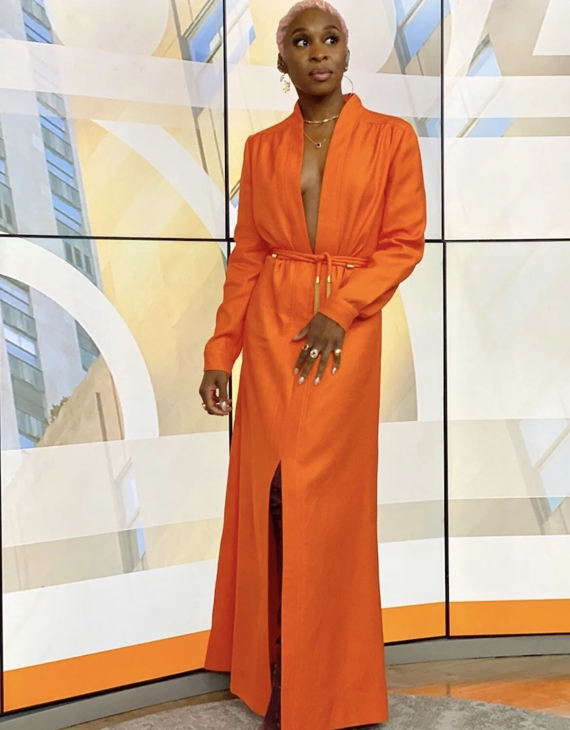 Cynthia Erivo in Gucci for The Today Show appearance