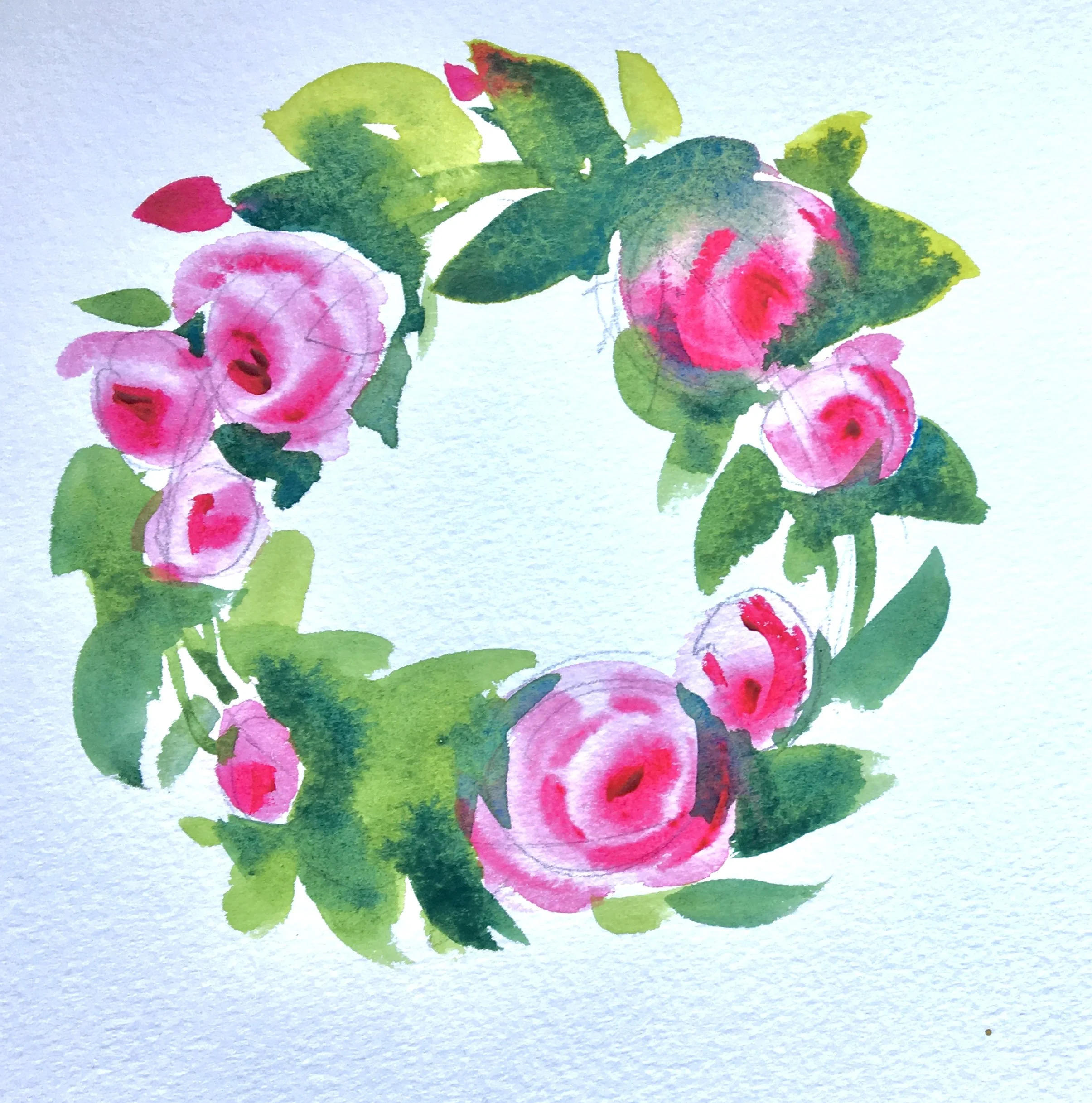 Watercolour Botanicals: Leaves, Wreaths and Winter Berries  £45pp (Penzance, Cornwall)