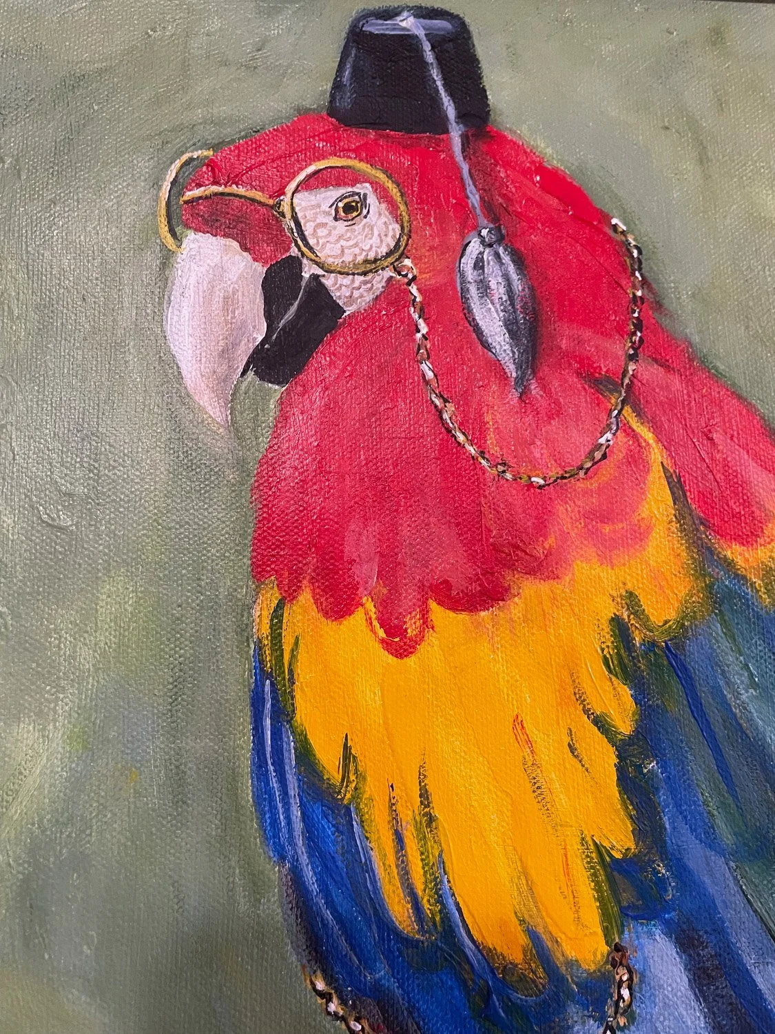 The Scholar - Macaw - SOLD