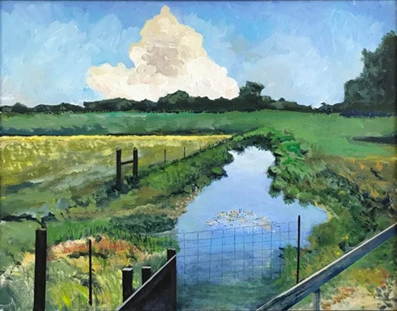 Along A Country Road - SOLD