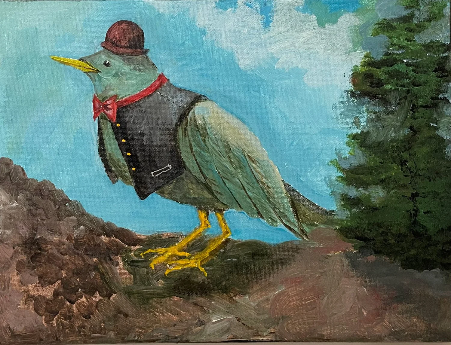 The Bookie - Green Heron - AVAILABLE