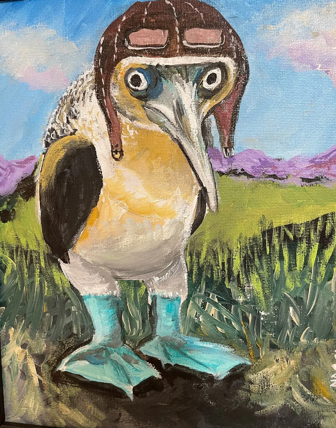 The Aviator - Blue-footed Booby - SOLD