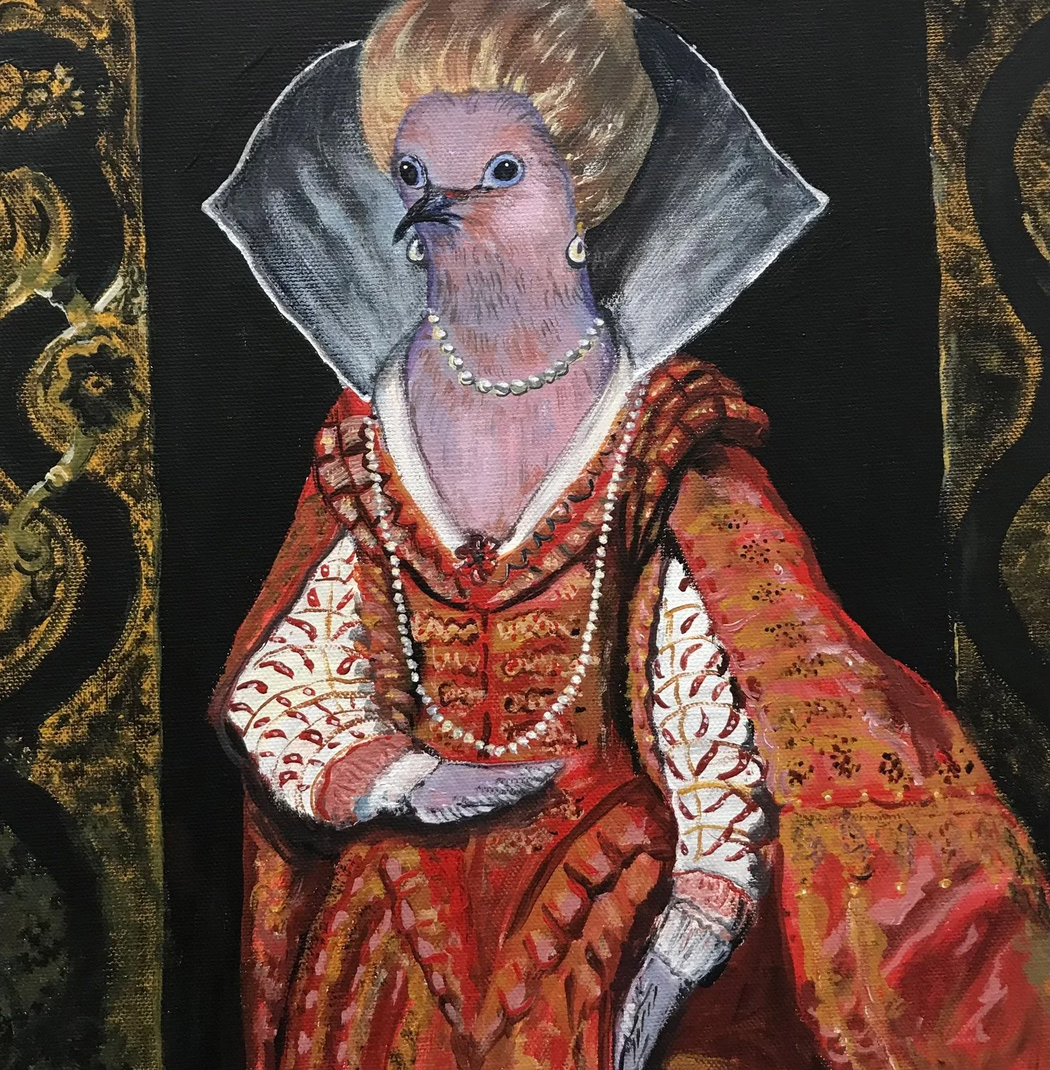 Lady of the Court - Morning Dove - SOLD