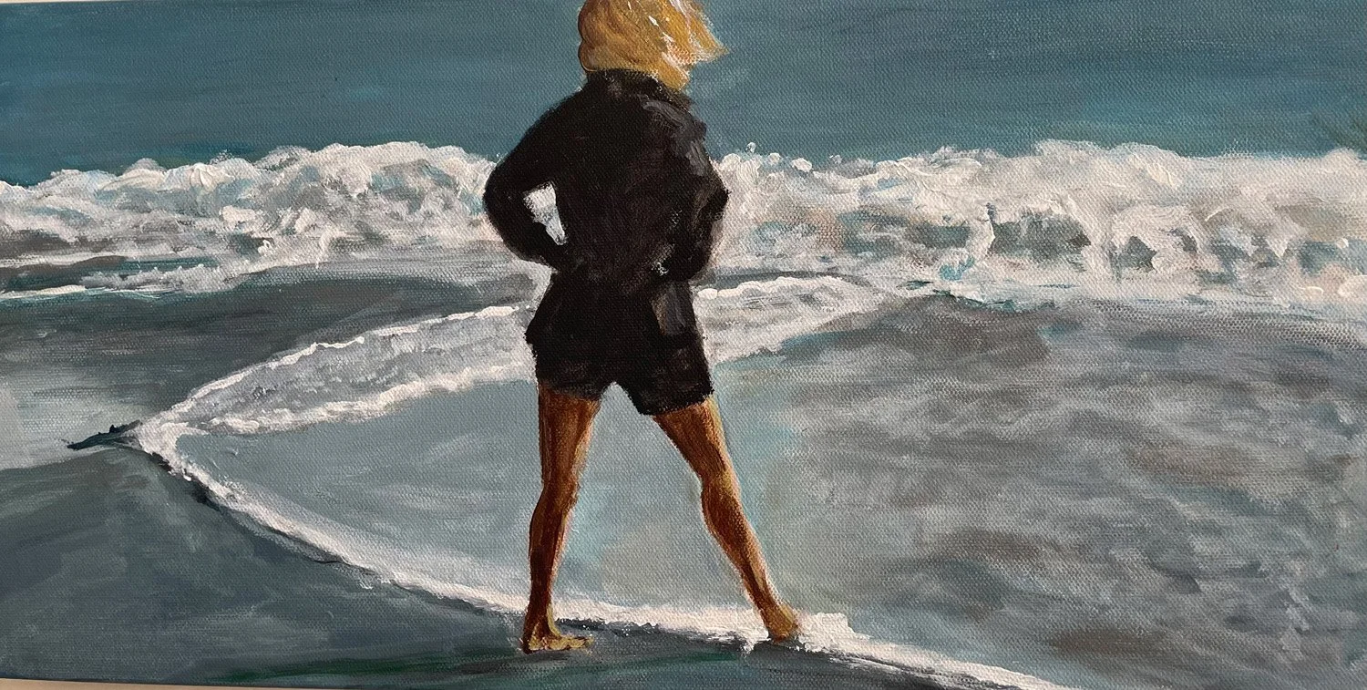 Girl at Surf - AVAILABLE