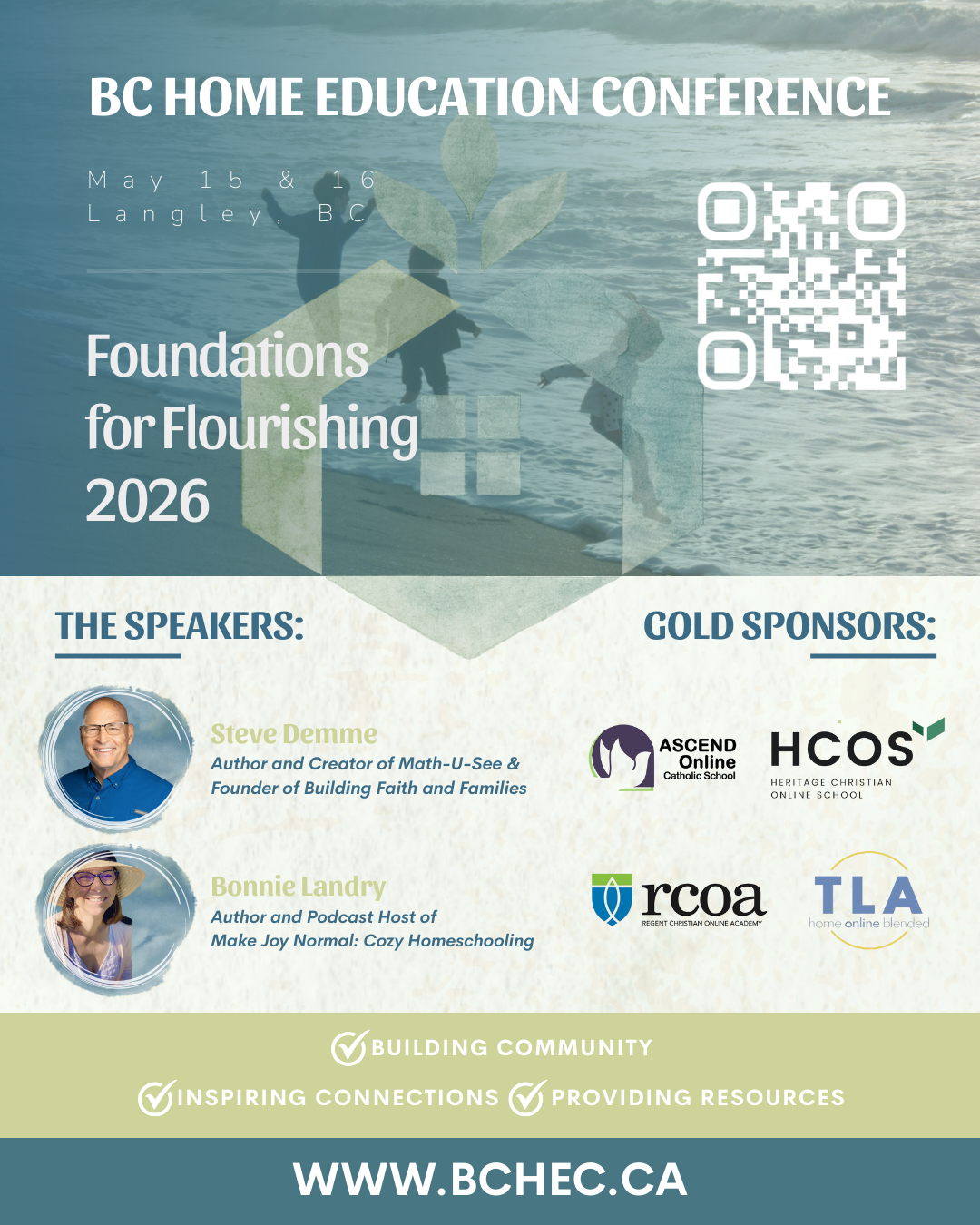 BC residents!  A long awaited homeschool conference, May 15 and 16