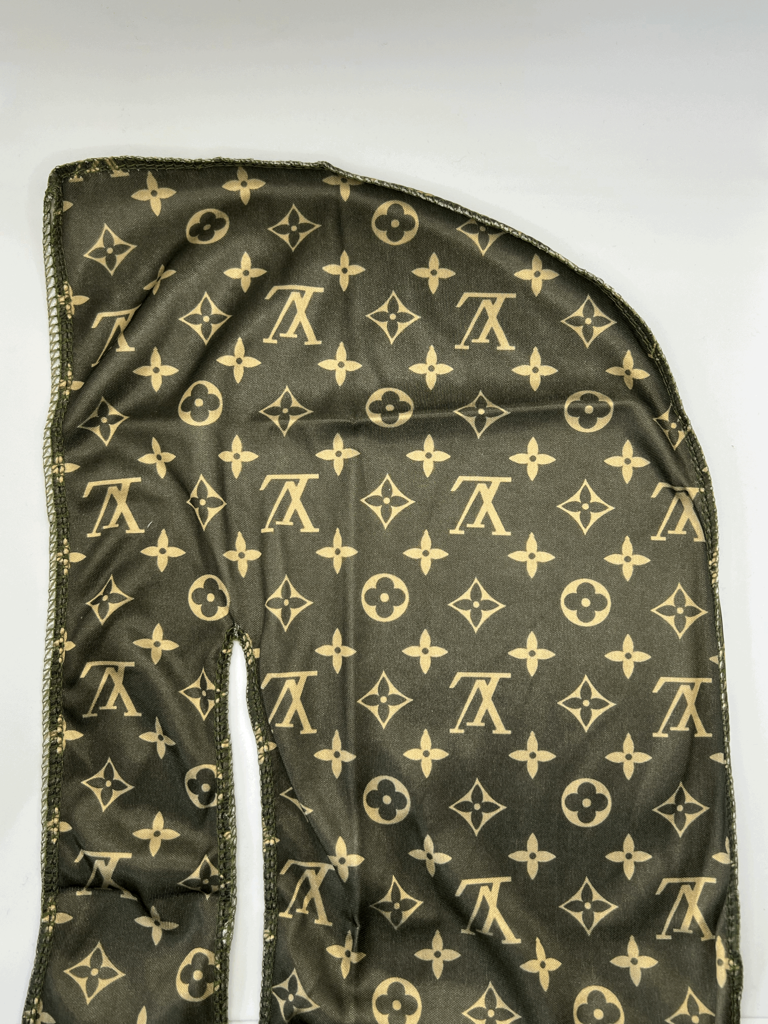 Brown & Gold LV Durag