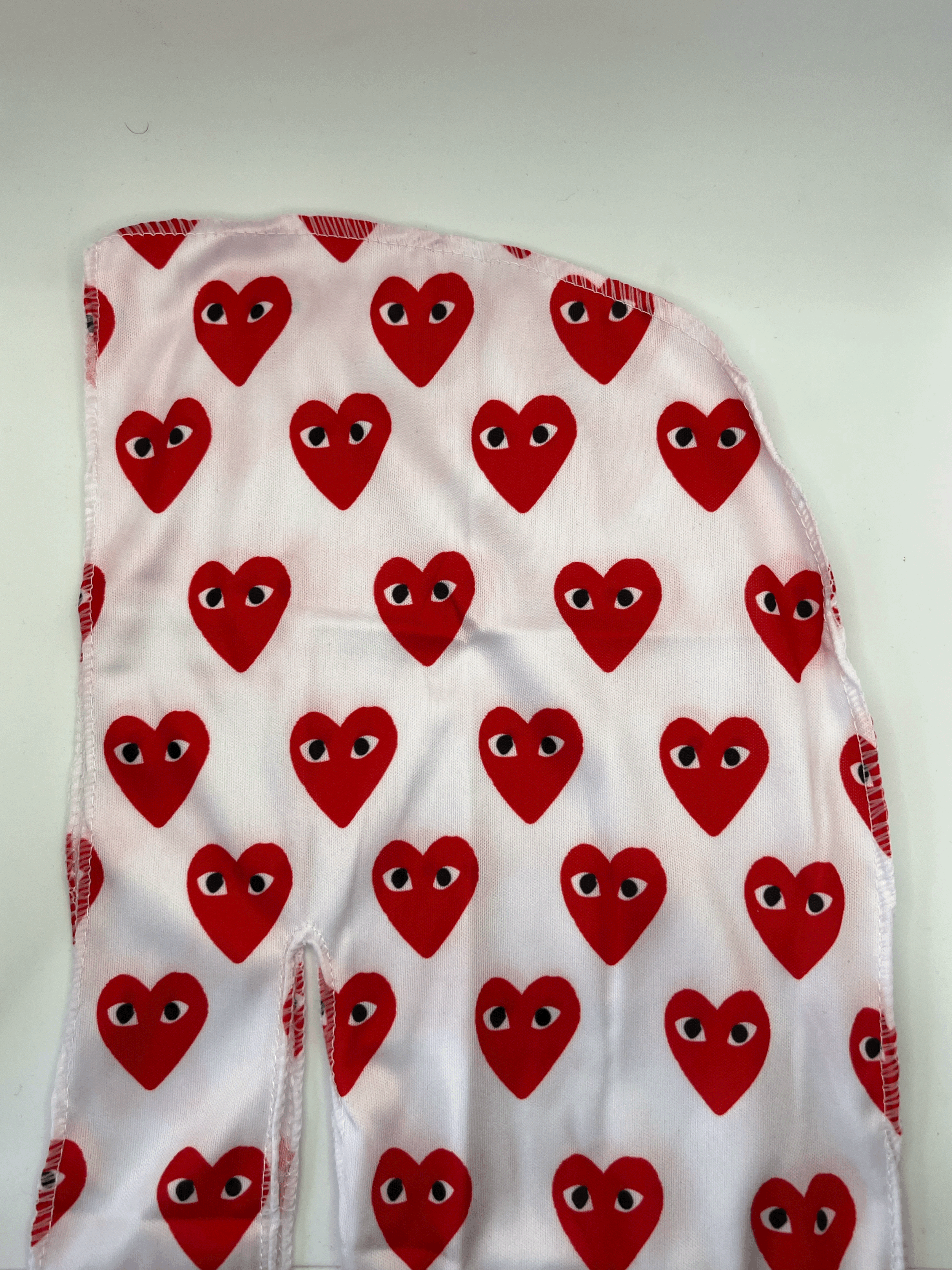 Red & White Commes De Garcon Durag