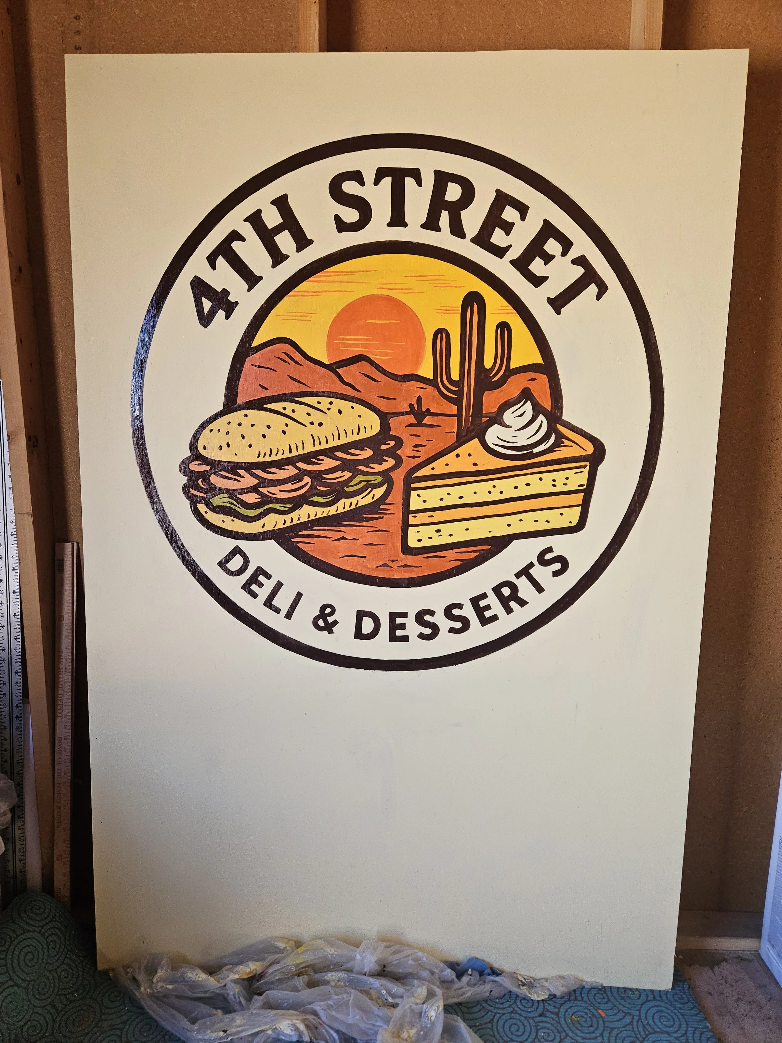  Handpainted large billboard by pixeldorian. 
