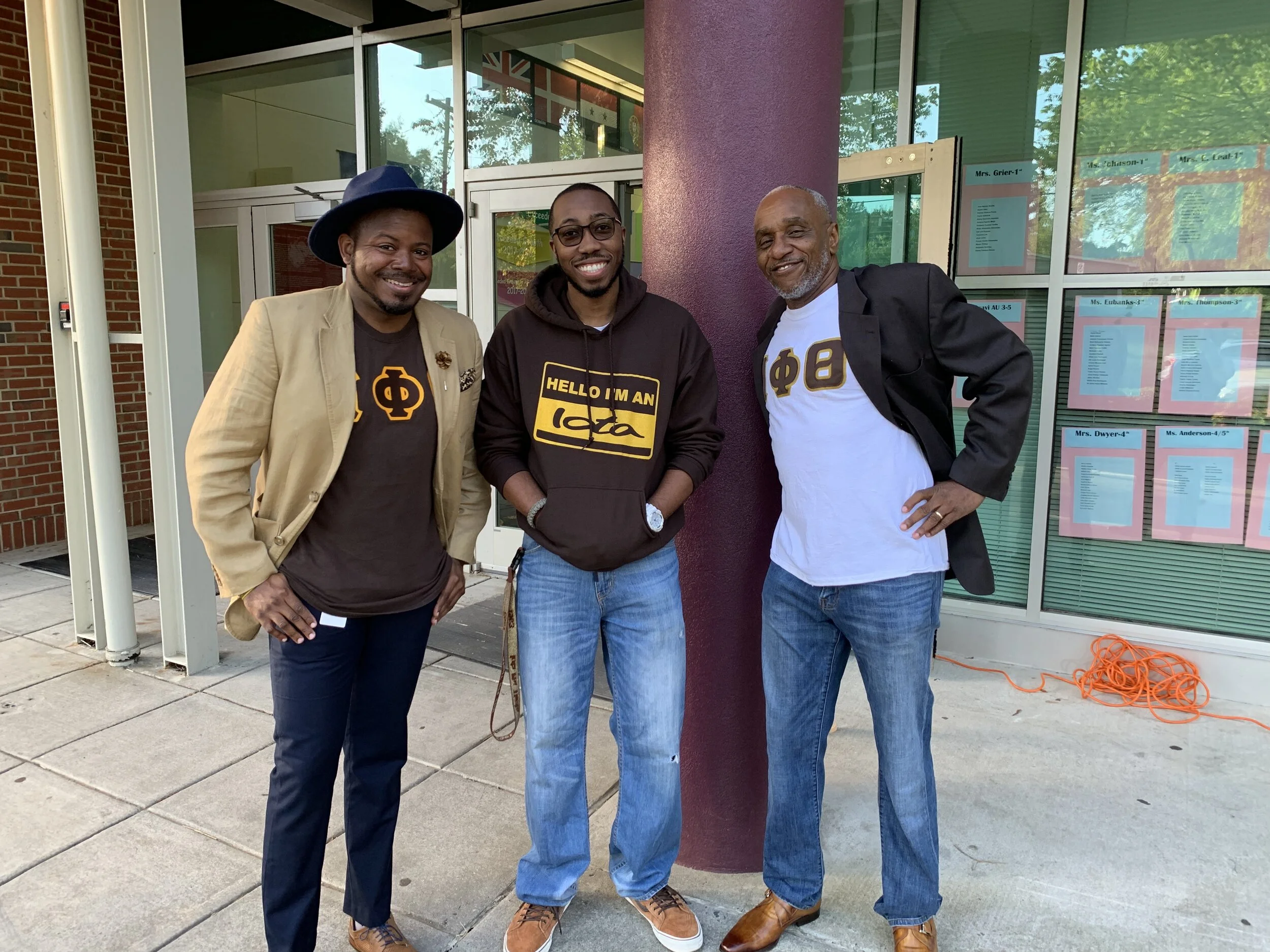 Community Service First Day of School at Burton Elementary — Triangle