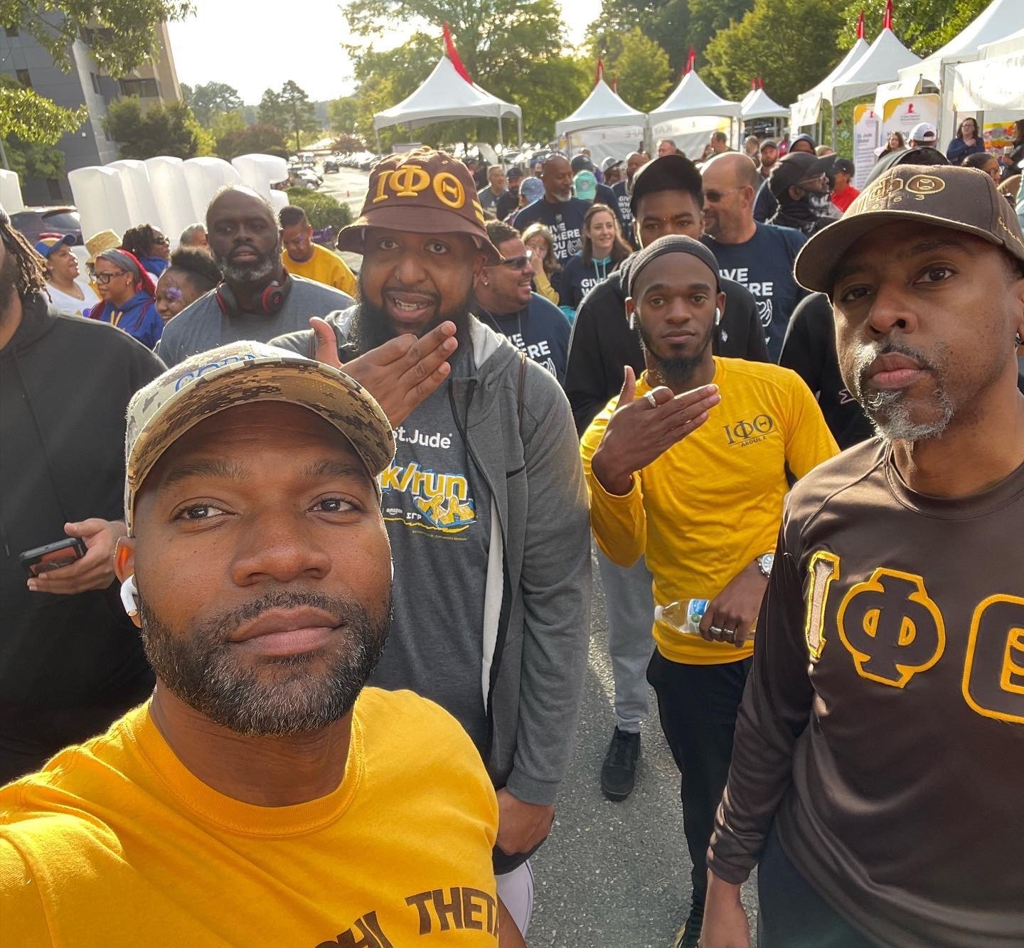 AEO and AOO Iotas at St. Jude Walk in September 2022.