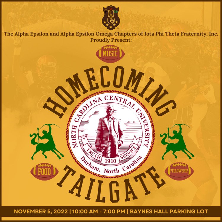 AEO and AE Alumni hosted a Tailgate at NCCU Homecoming in November 2022.