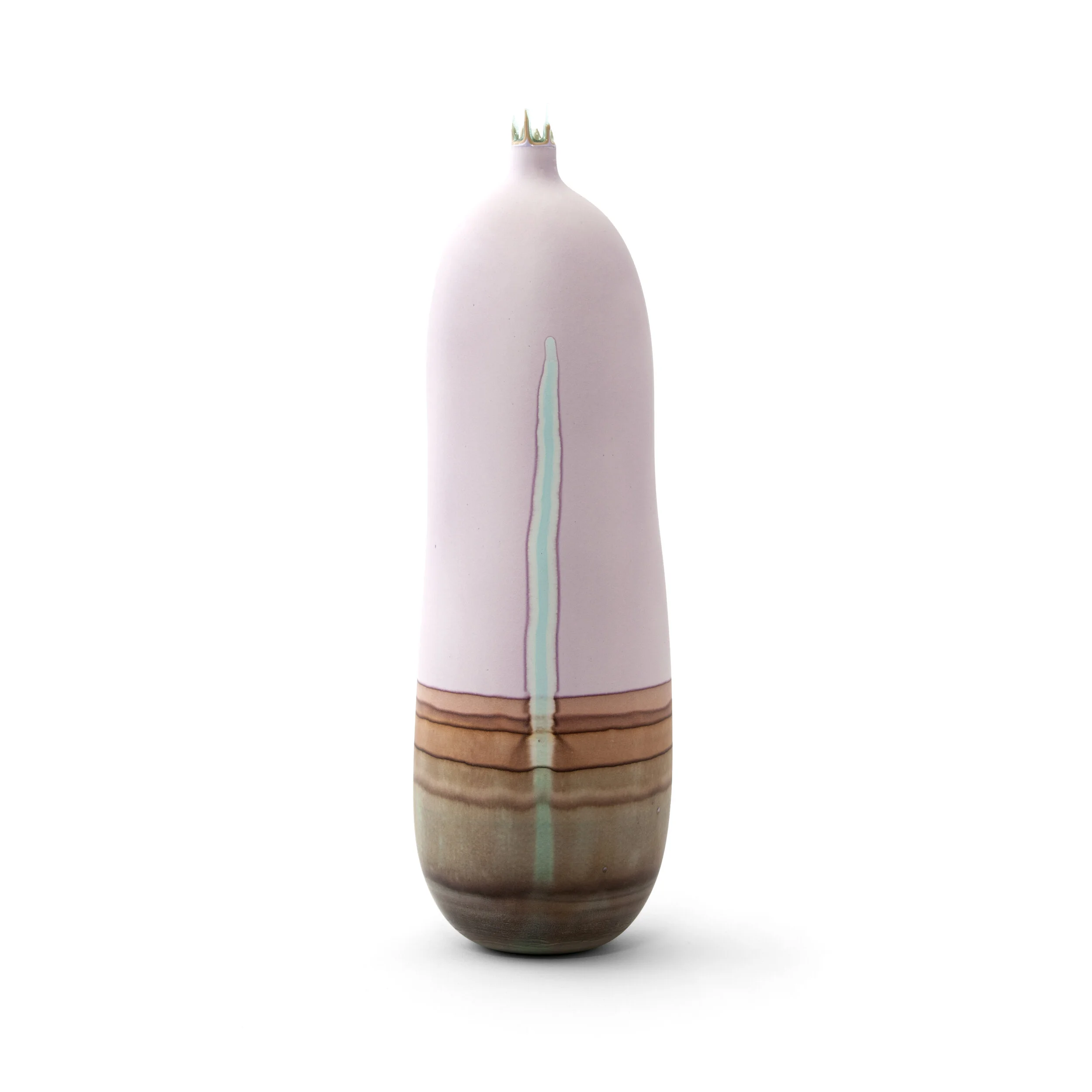Tall Vase_Lilac Umber Drip.jpg