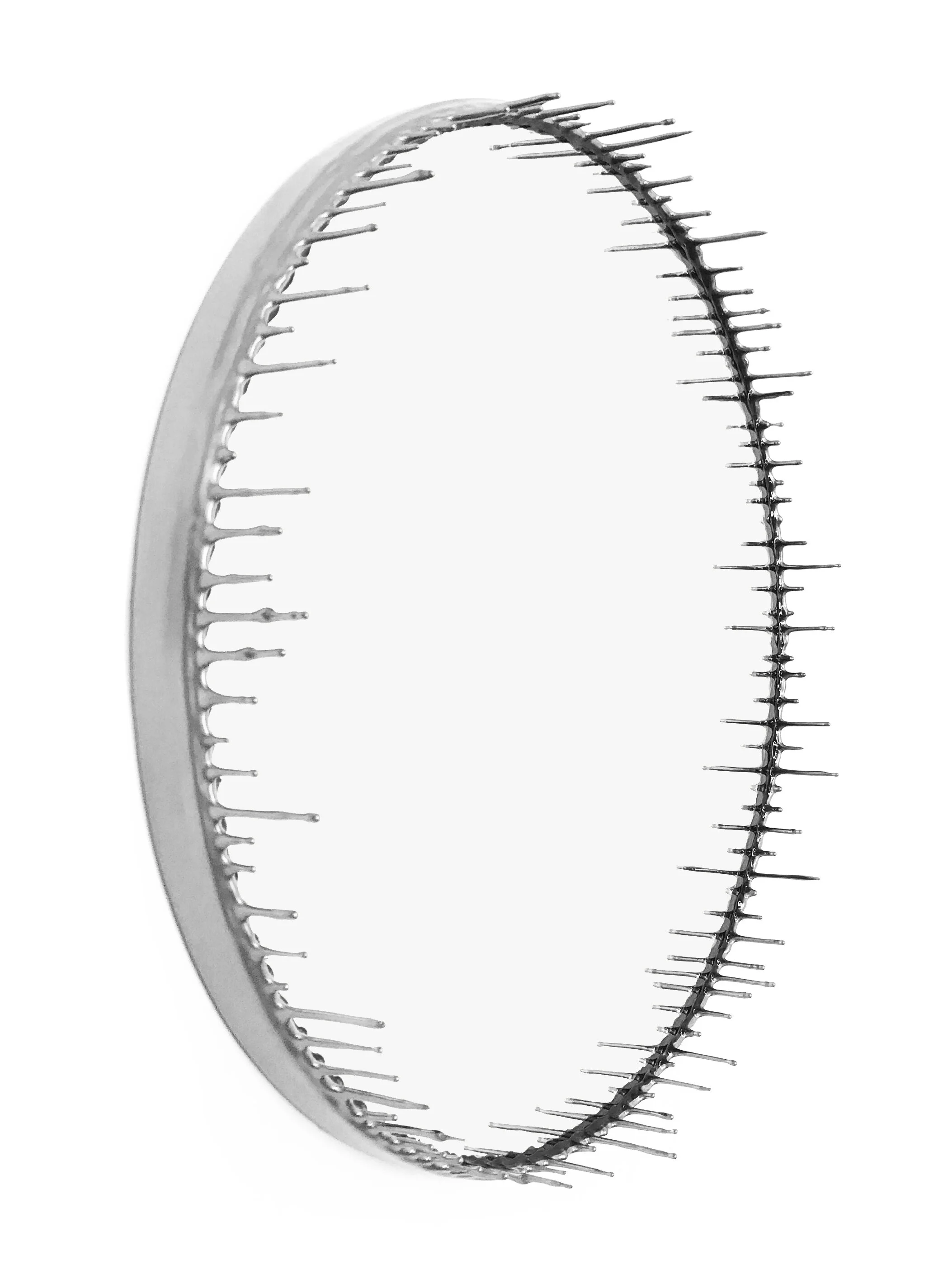 Silver and Black Drip Mirror_3.jpg