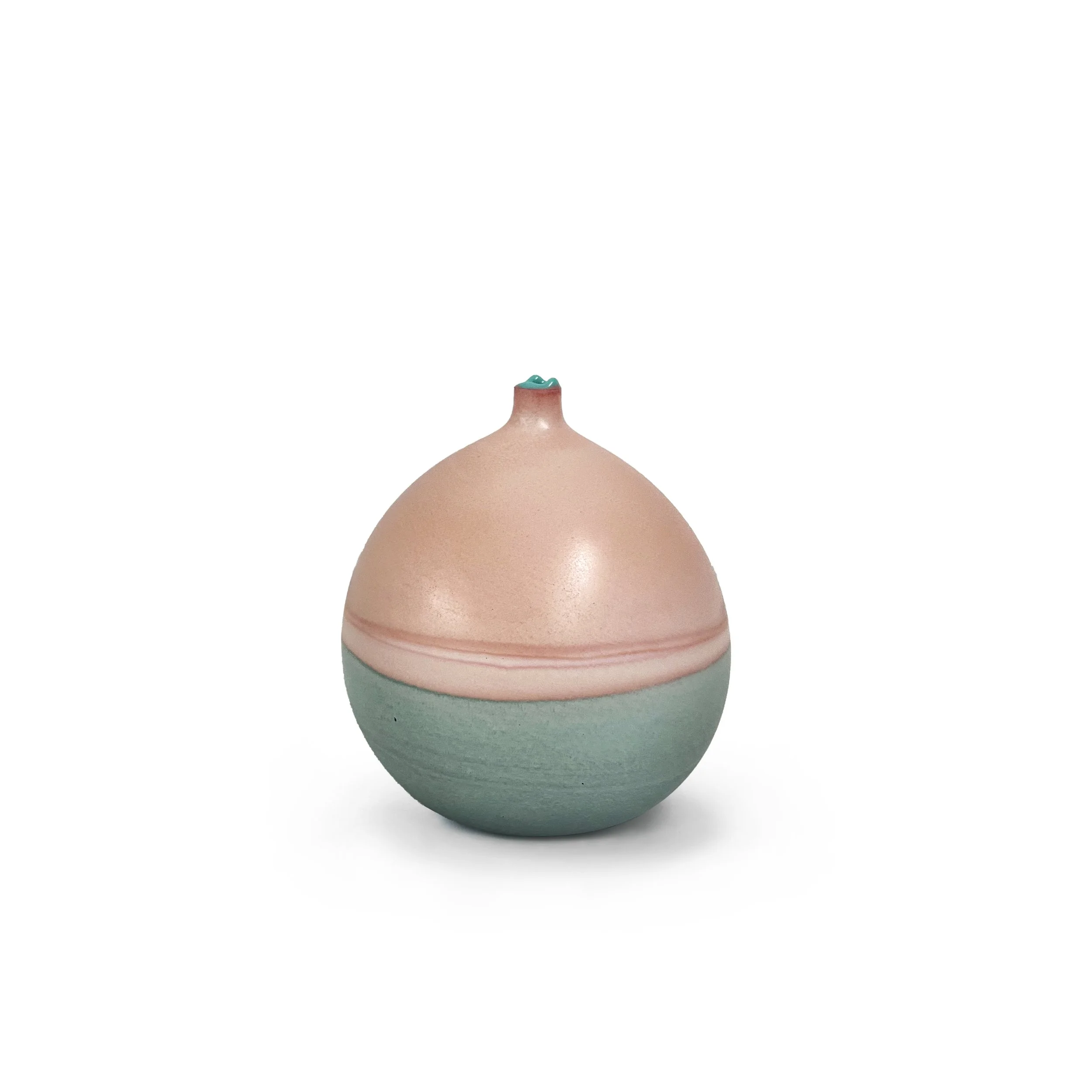 Pluto in Coral and Turquoise