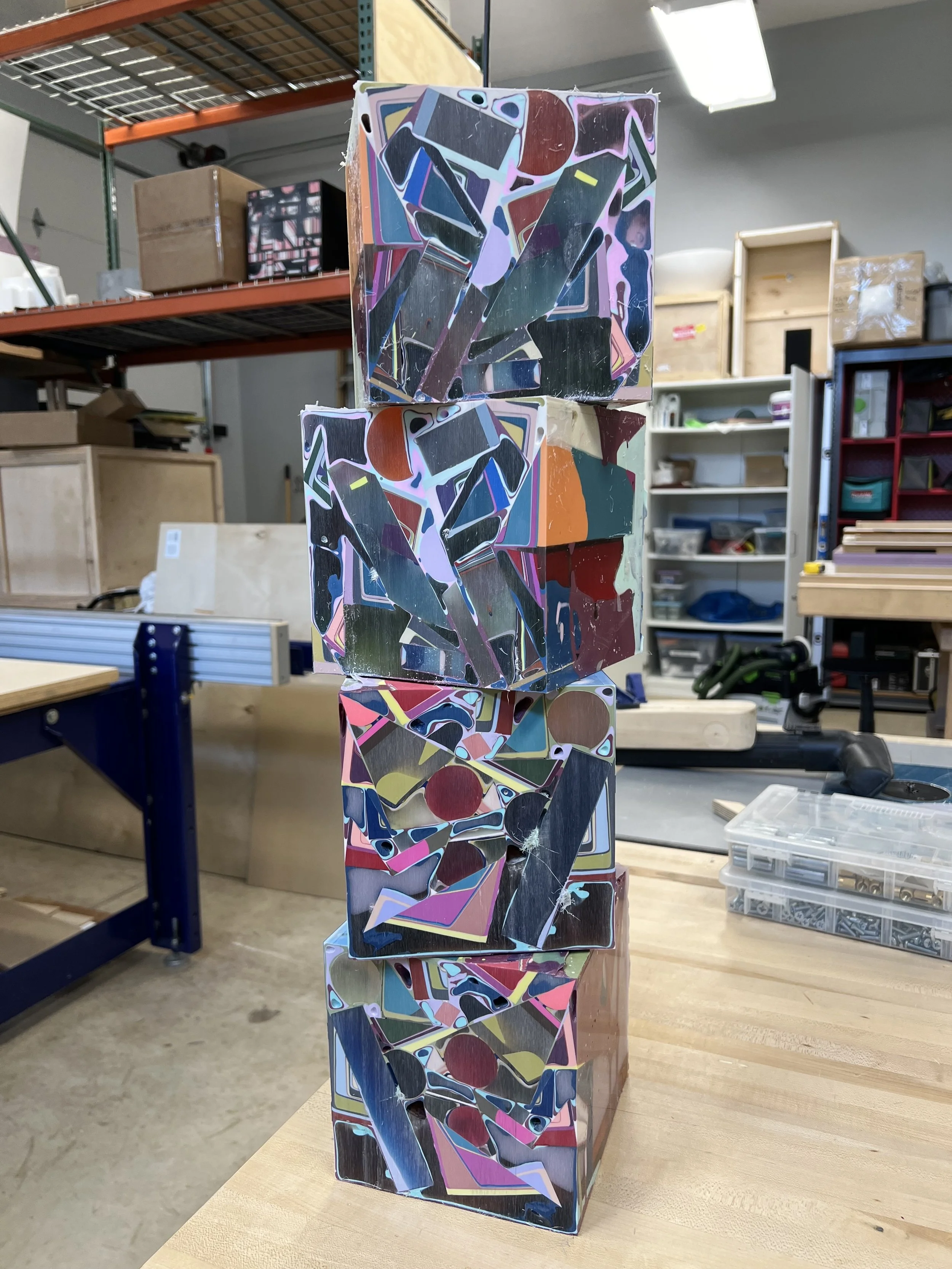 Several MetaMATERIAL blocks