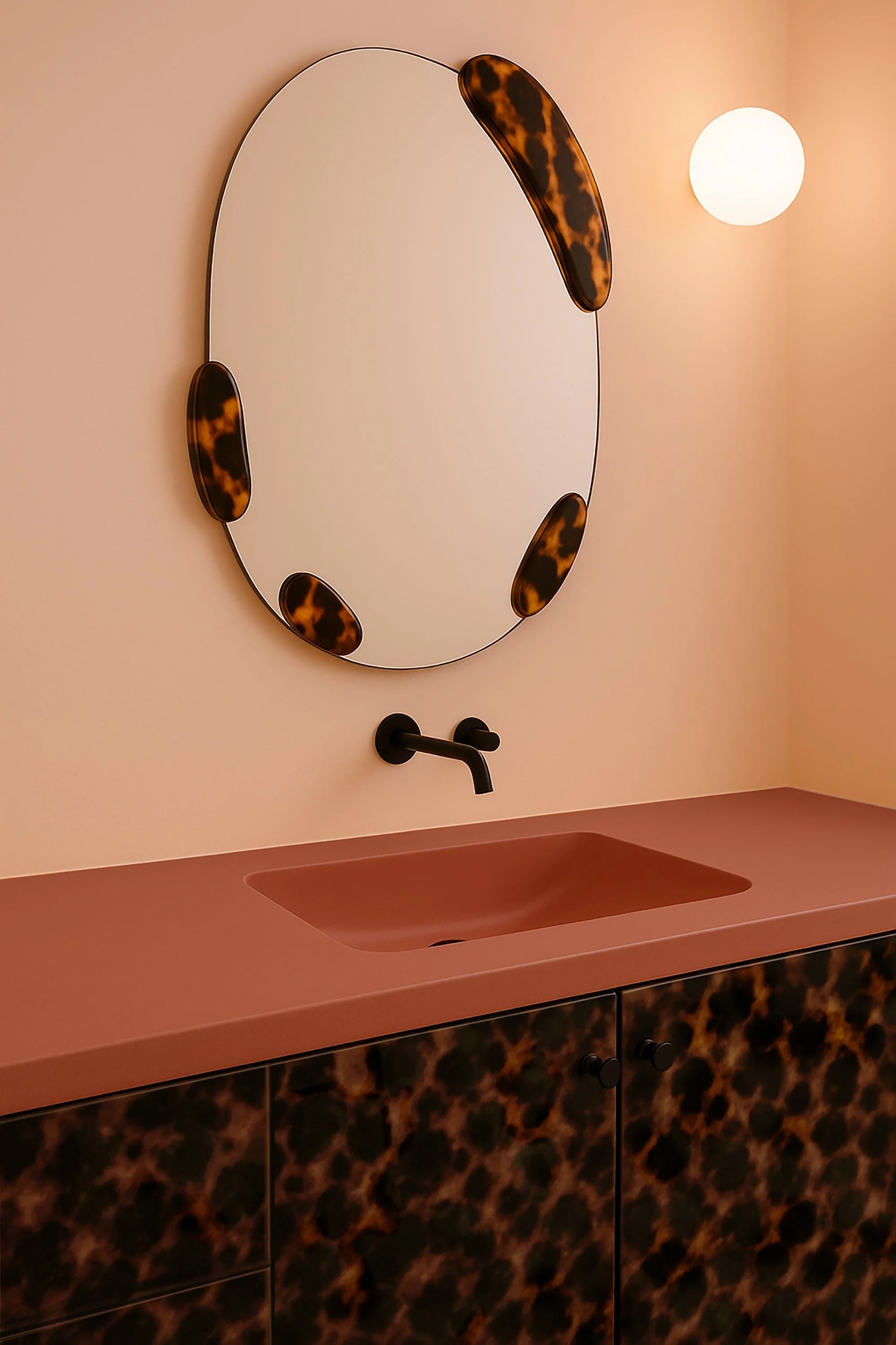 EON MIRROR in TORTOISE
