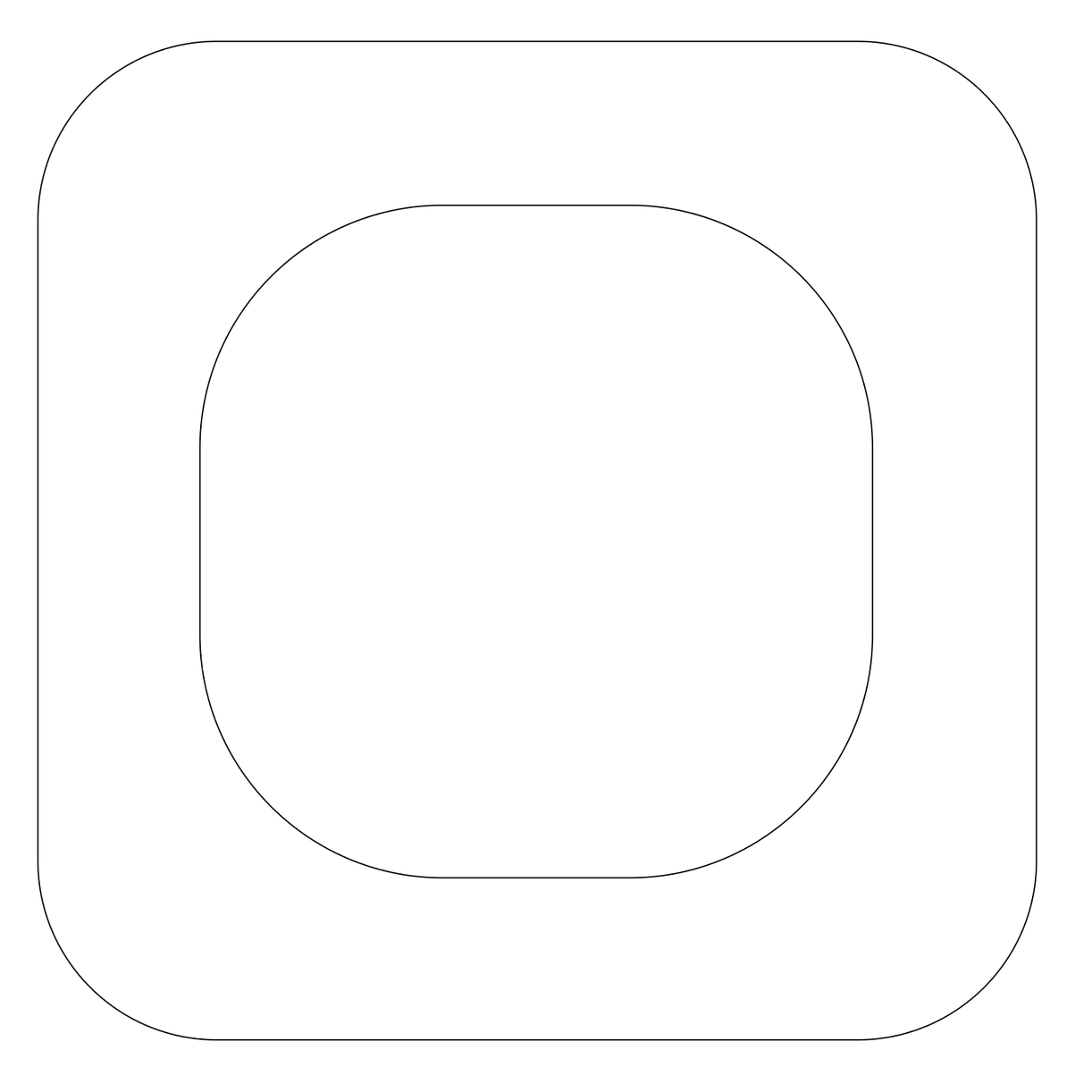 Square Solstice Mirror