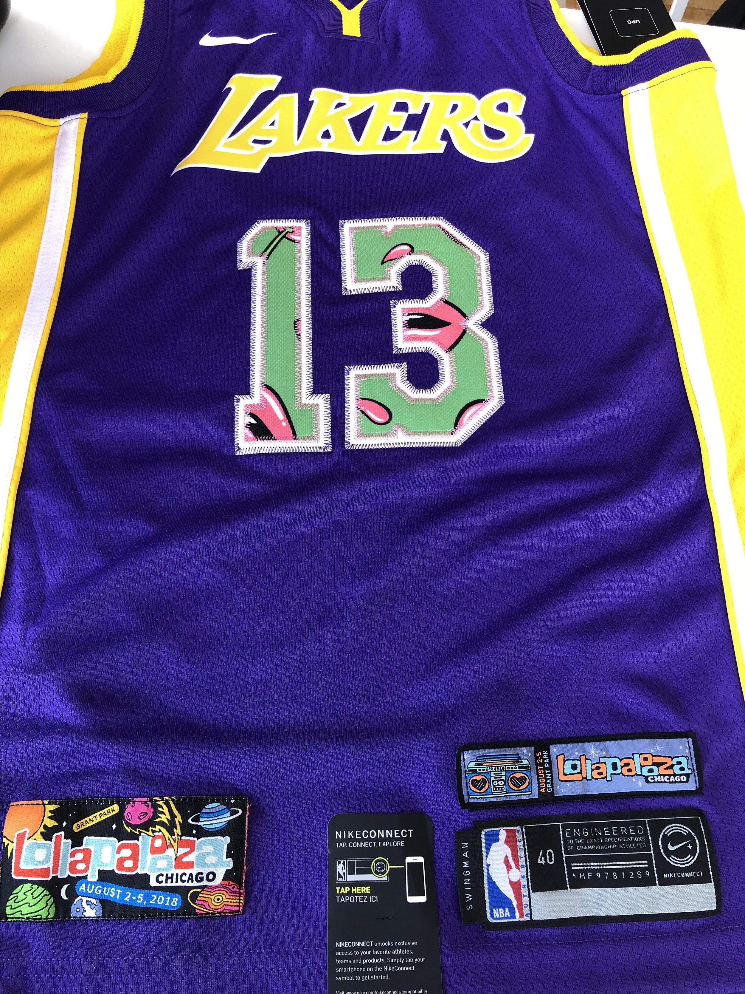 NIKE NBA x LOLLAPALOOZA ARTIST SEEDING CUSTOM JERSEY