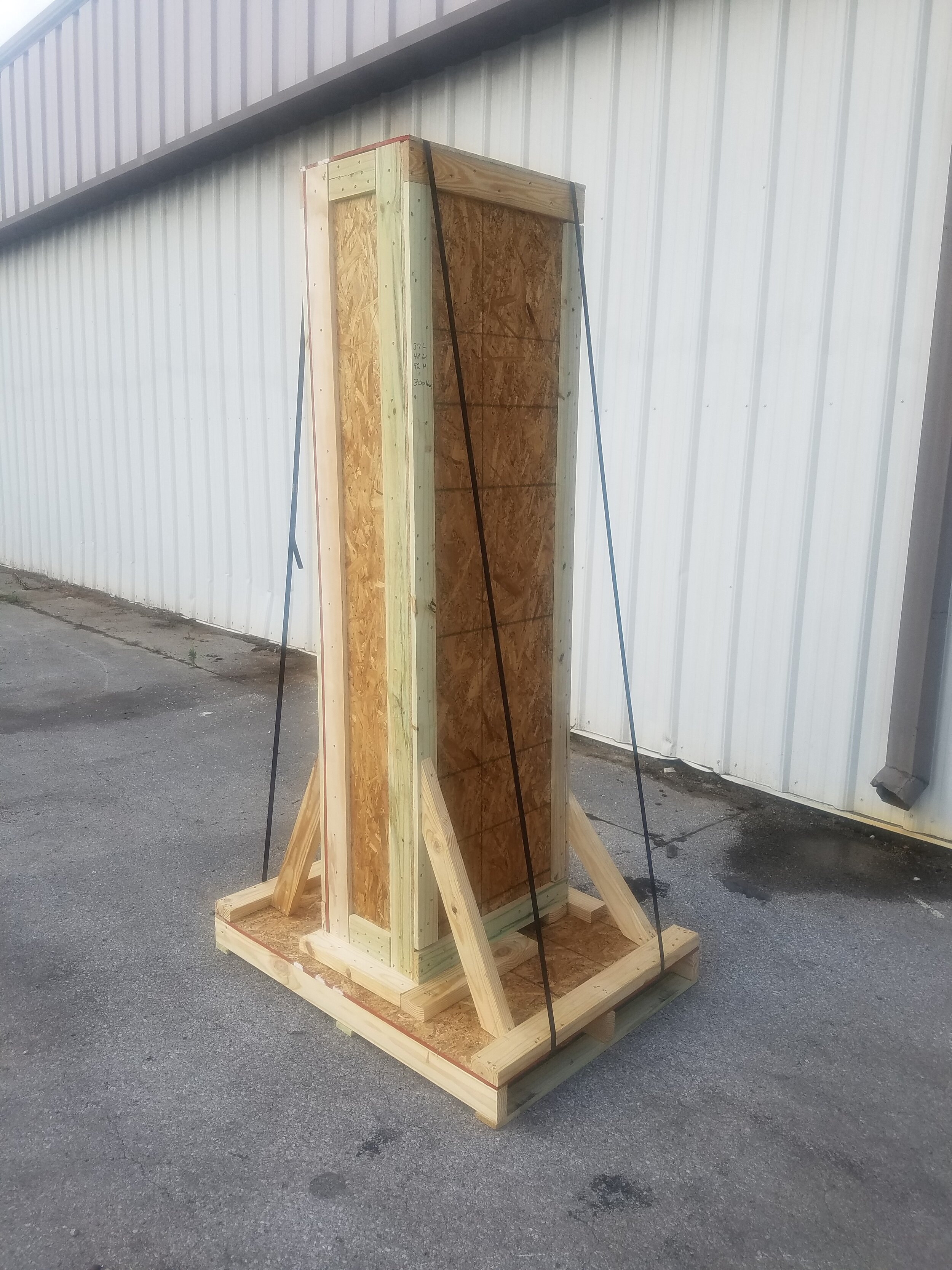 Crated Grandfather Clock