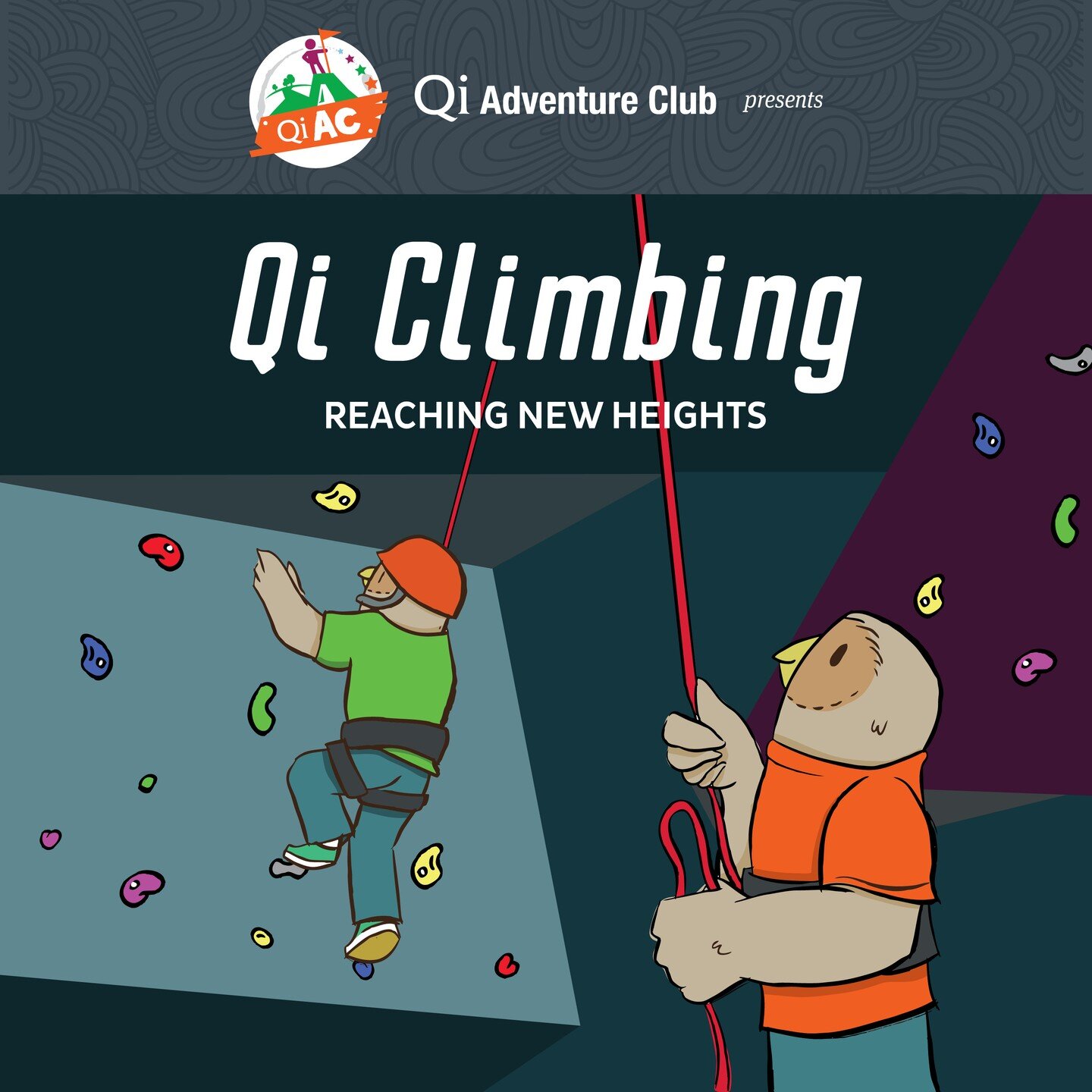Qi Climbing is BACK for Fall 2022! 🧗

Enjoy one-on-one coaching support as children of all ages and abilities learn to rock climb.

Visit qiadventureclub.com for dates, costs, and registration.