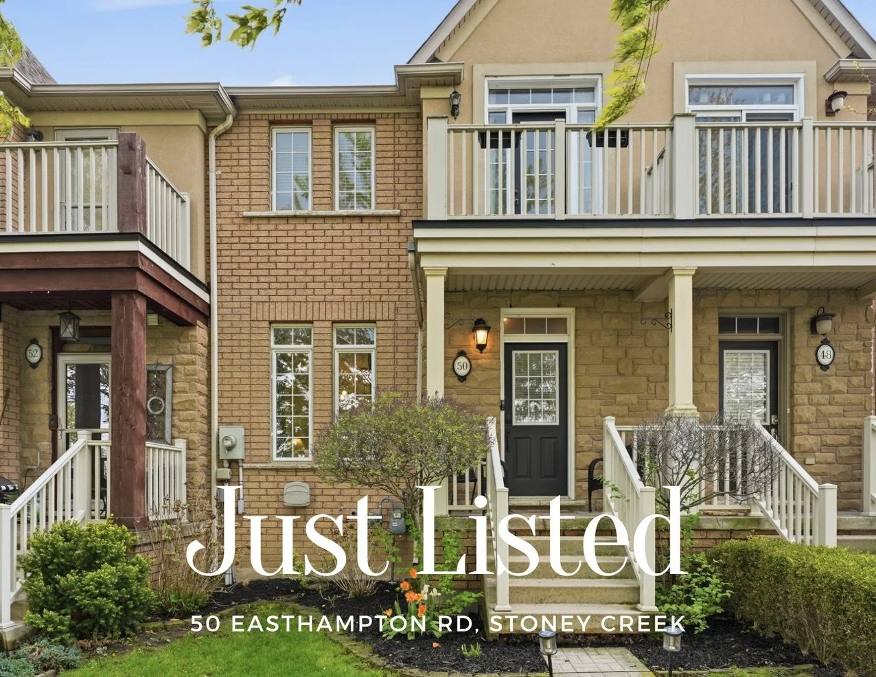 ✨ JUST LISTED ✨
 📍 50 Easthampton Rd, Stoney Creek

Welcome to Lake Pointe Living, where lakeside charm meets everyday convenience.

This beautifully maintained freehold brick townhome is perfectly situated across from a park and just steps to the l