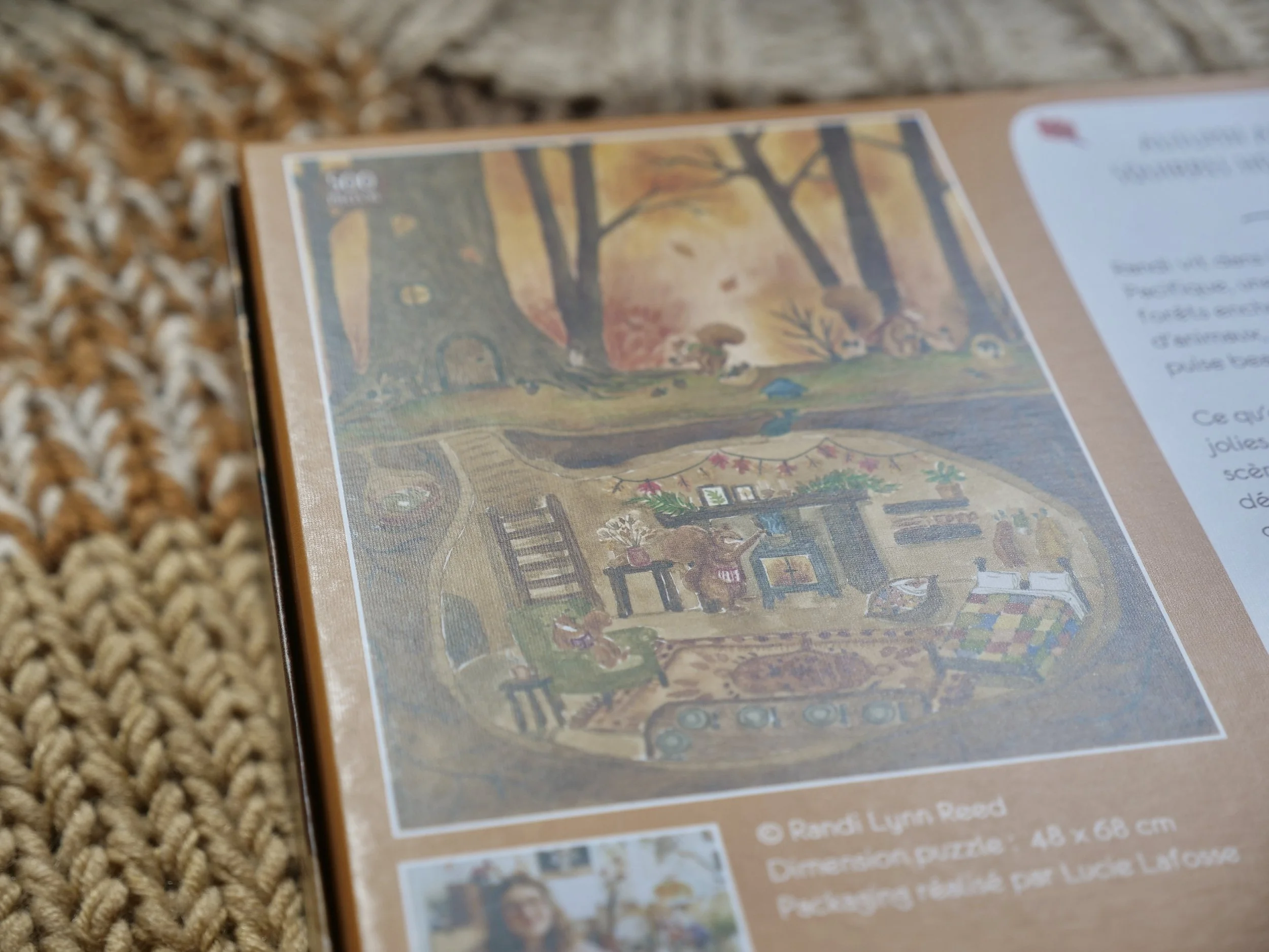 Autumn at Squirrel Hollow 500 Piece Puzzle