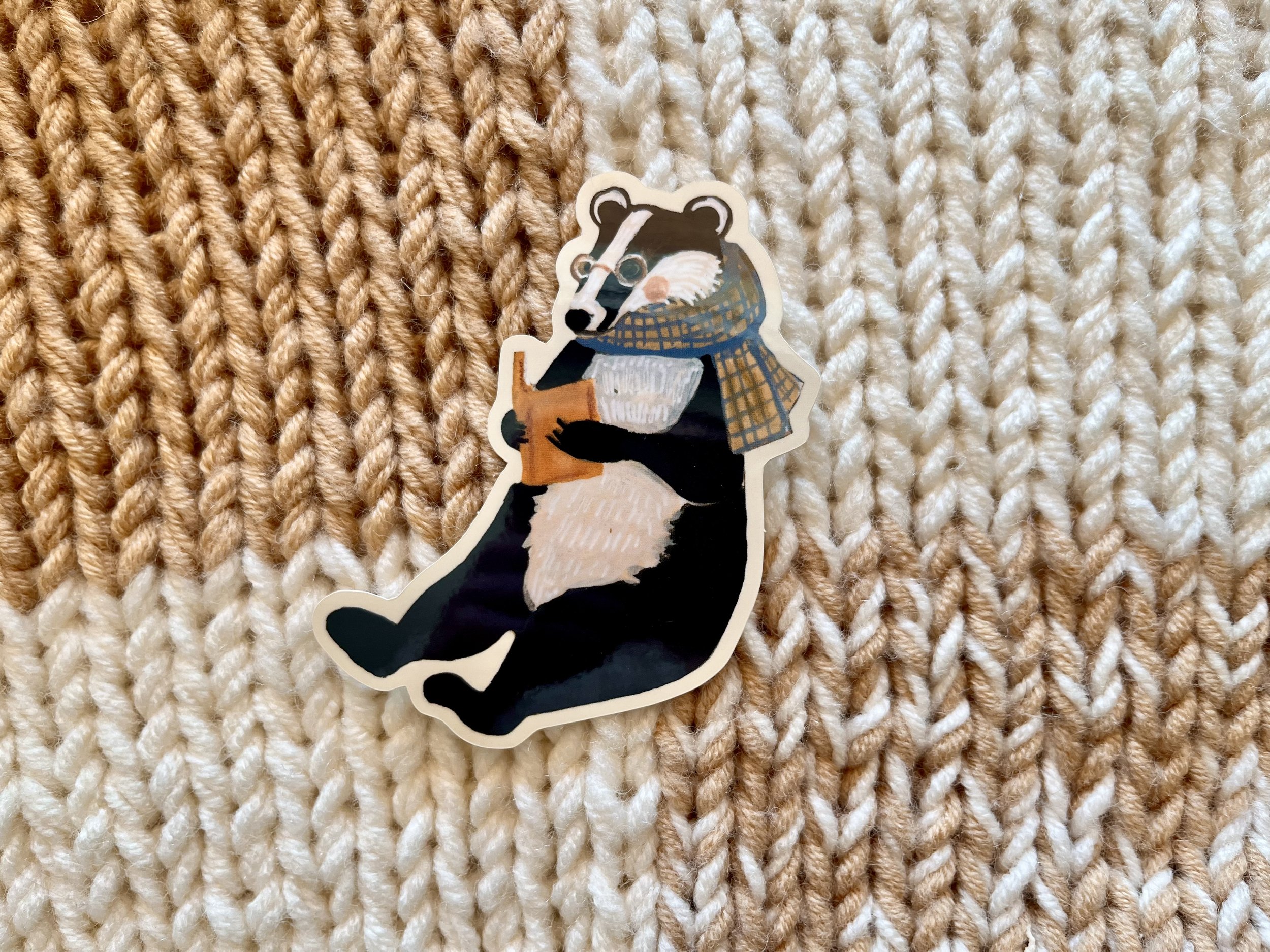 Reading Badger Sticker