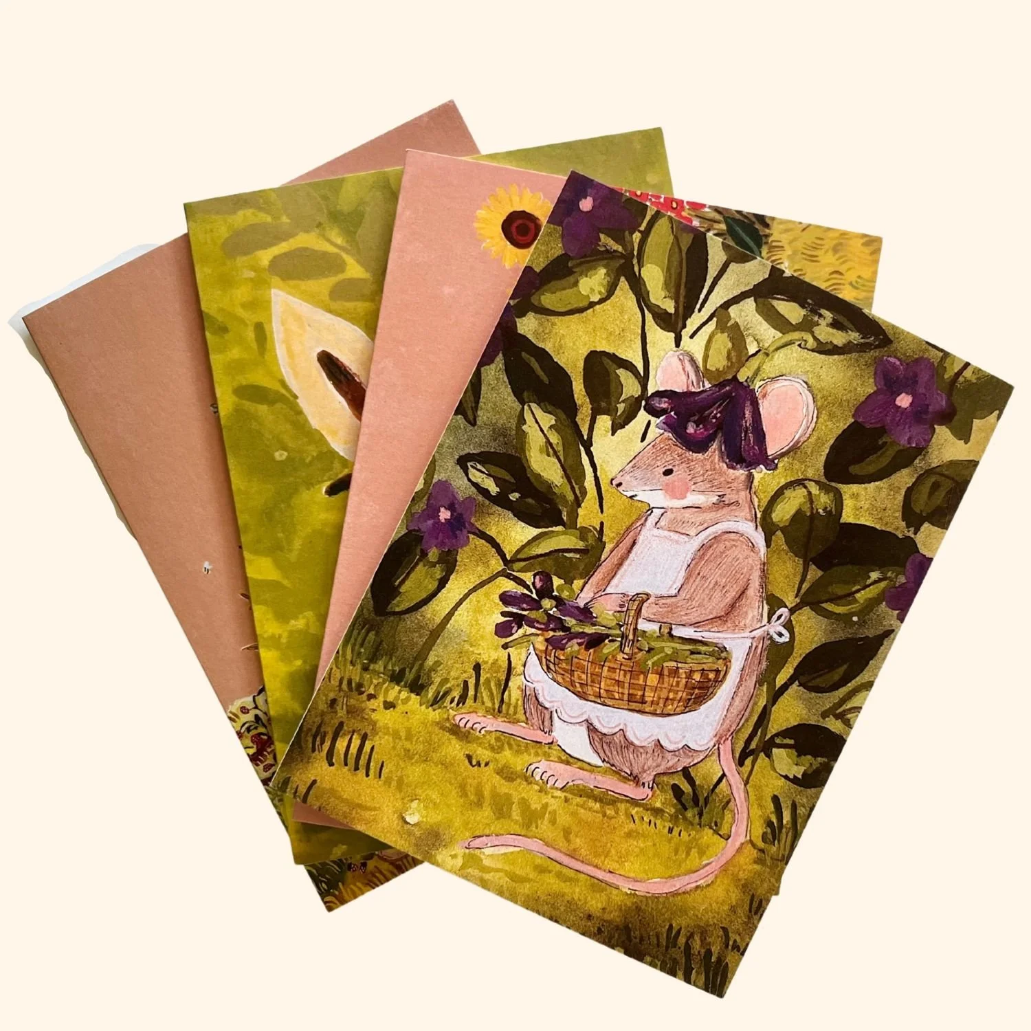 Forest Friends in Spring Notecard Set