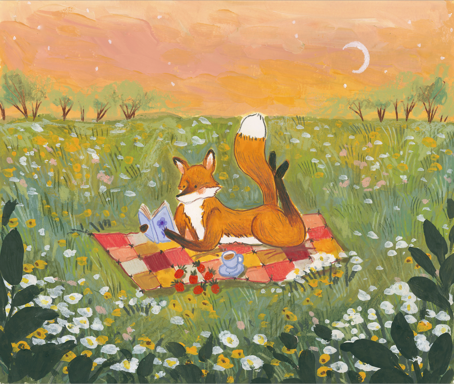 Summer Picnic Original Artwork