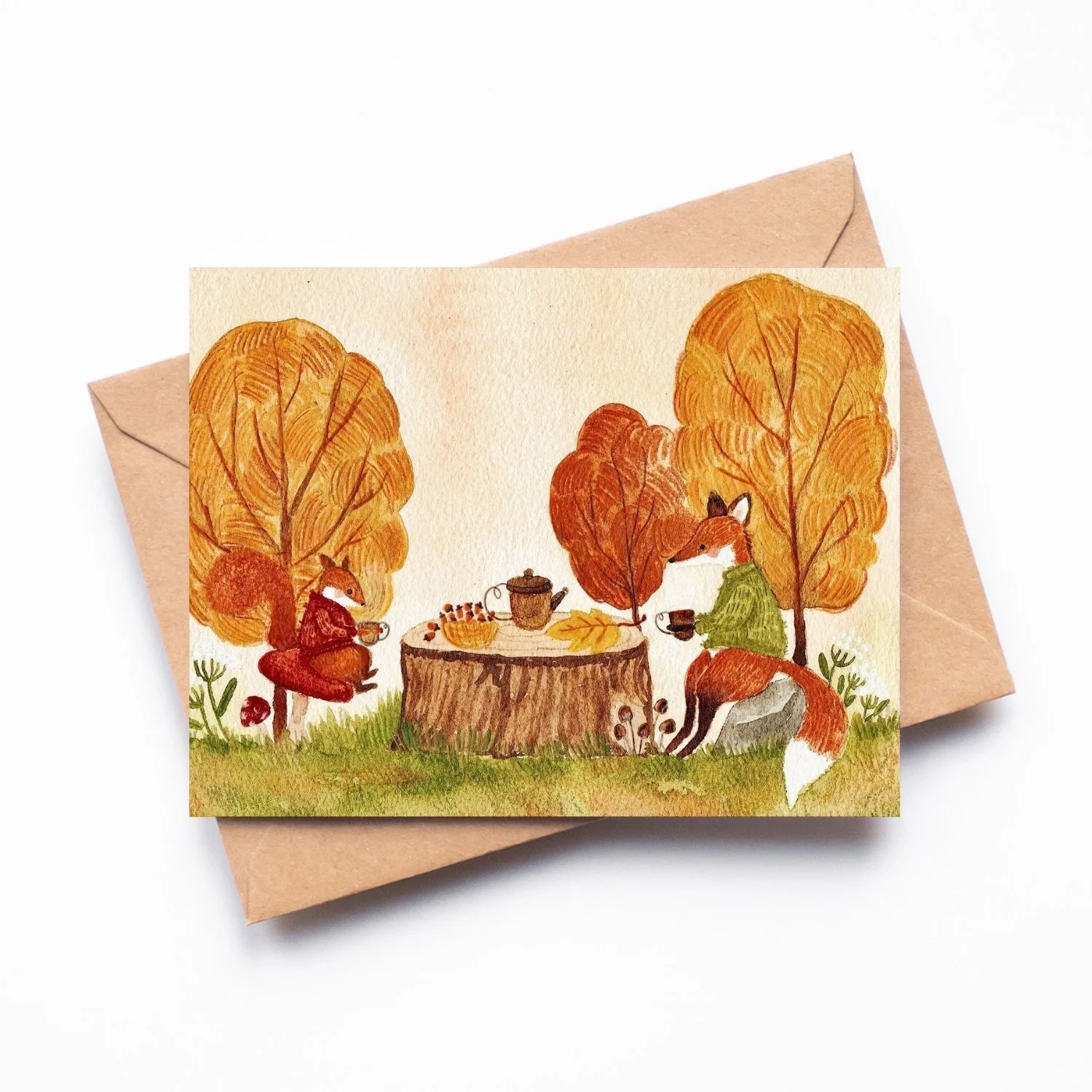 Forest Tea Notecard Set