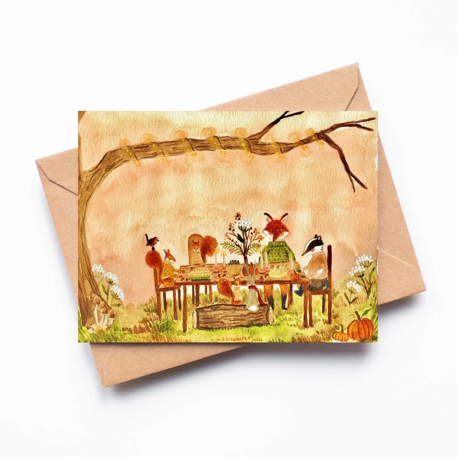 Forest Feast Notecard Set