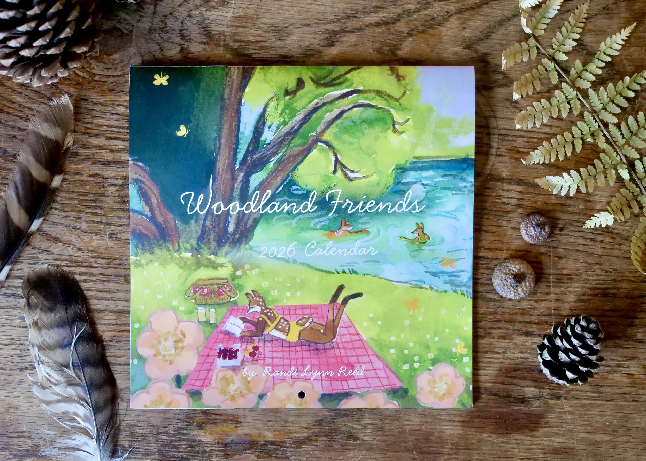 Woodland Friends 2026 Calendar