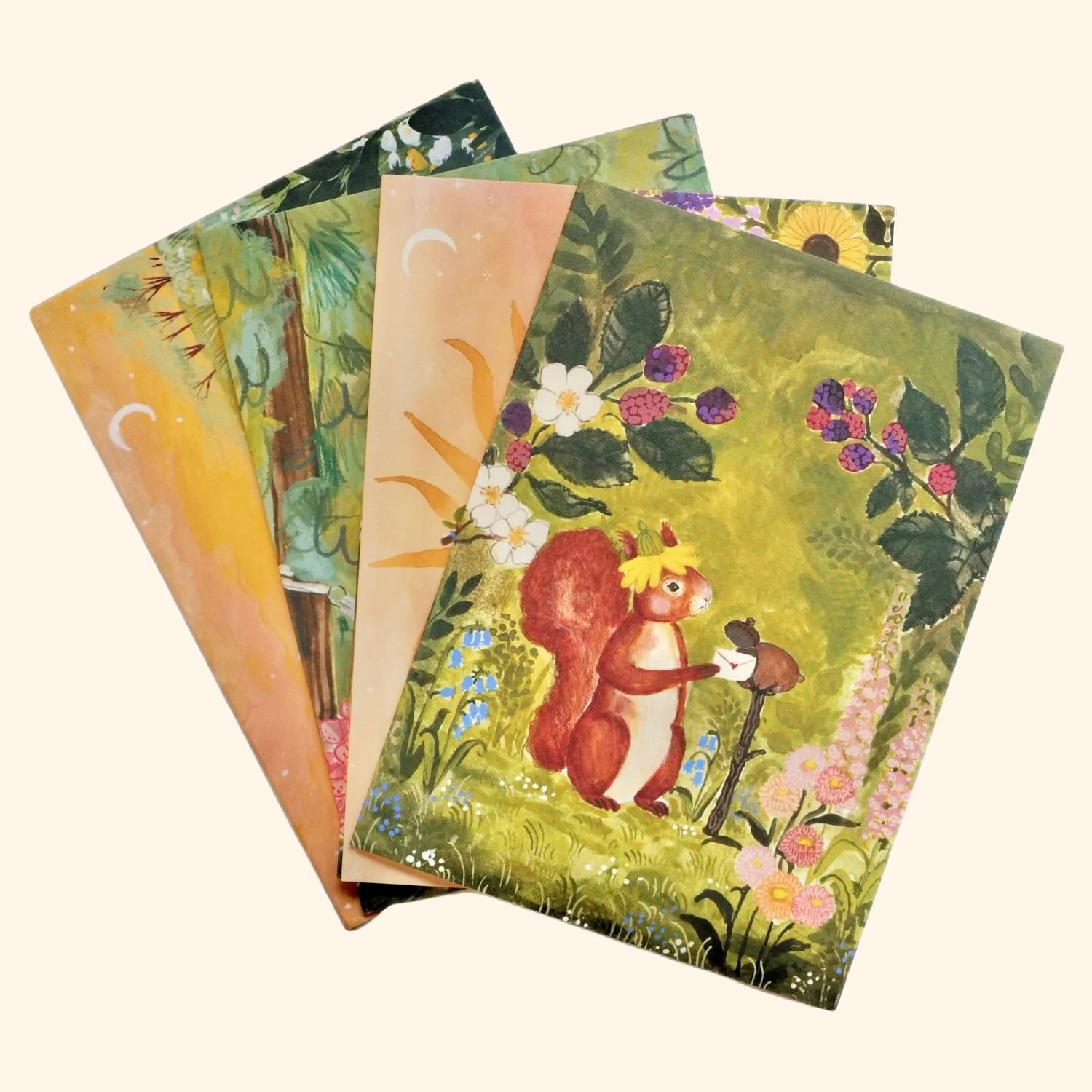 Forest Friends in Summer II Notecard Set