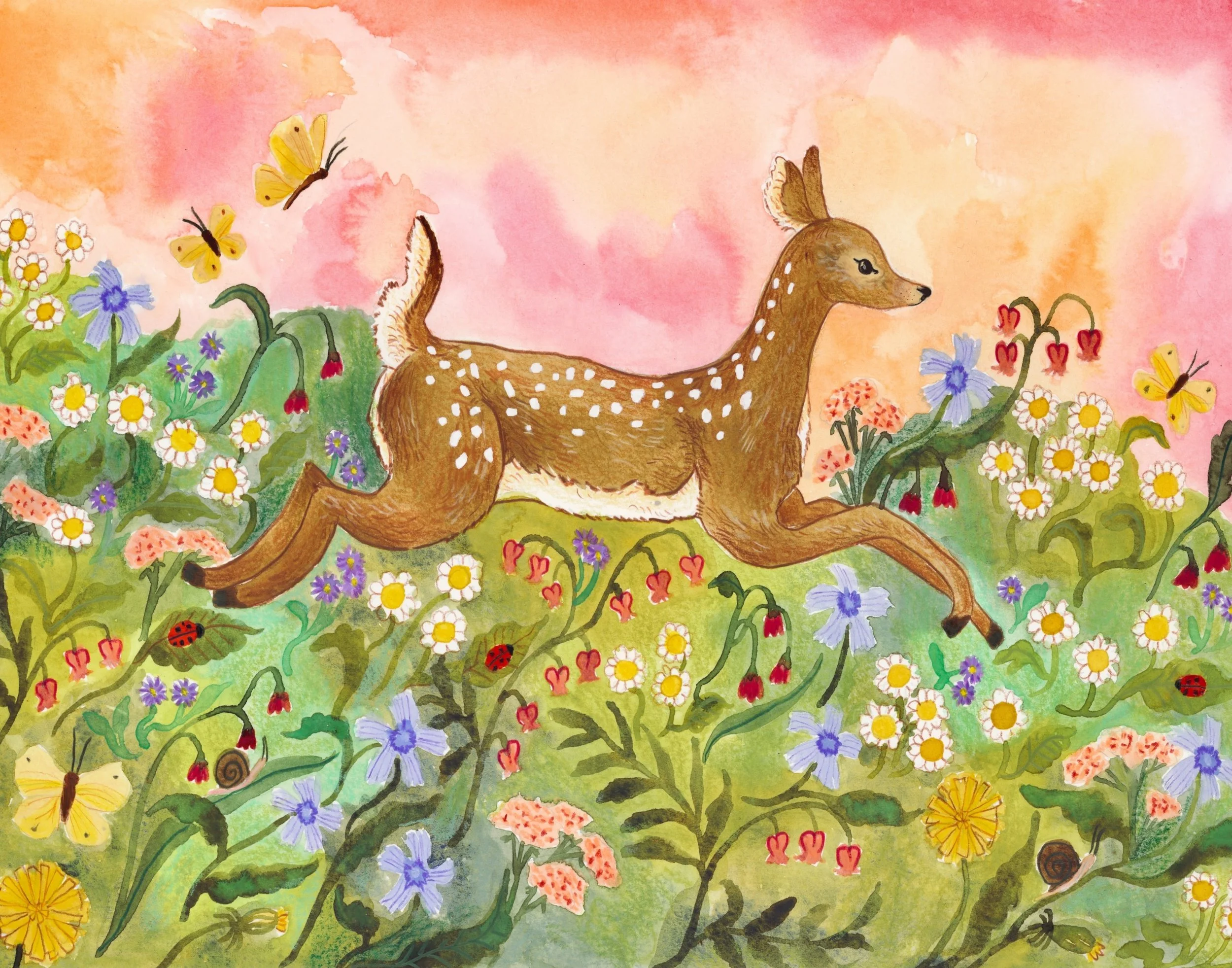 Spring Fawn Print