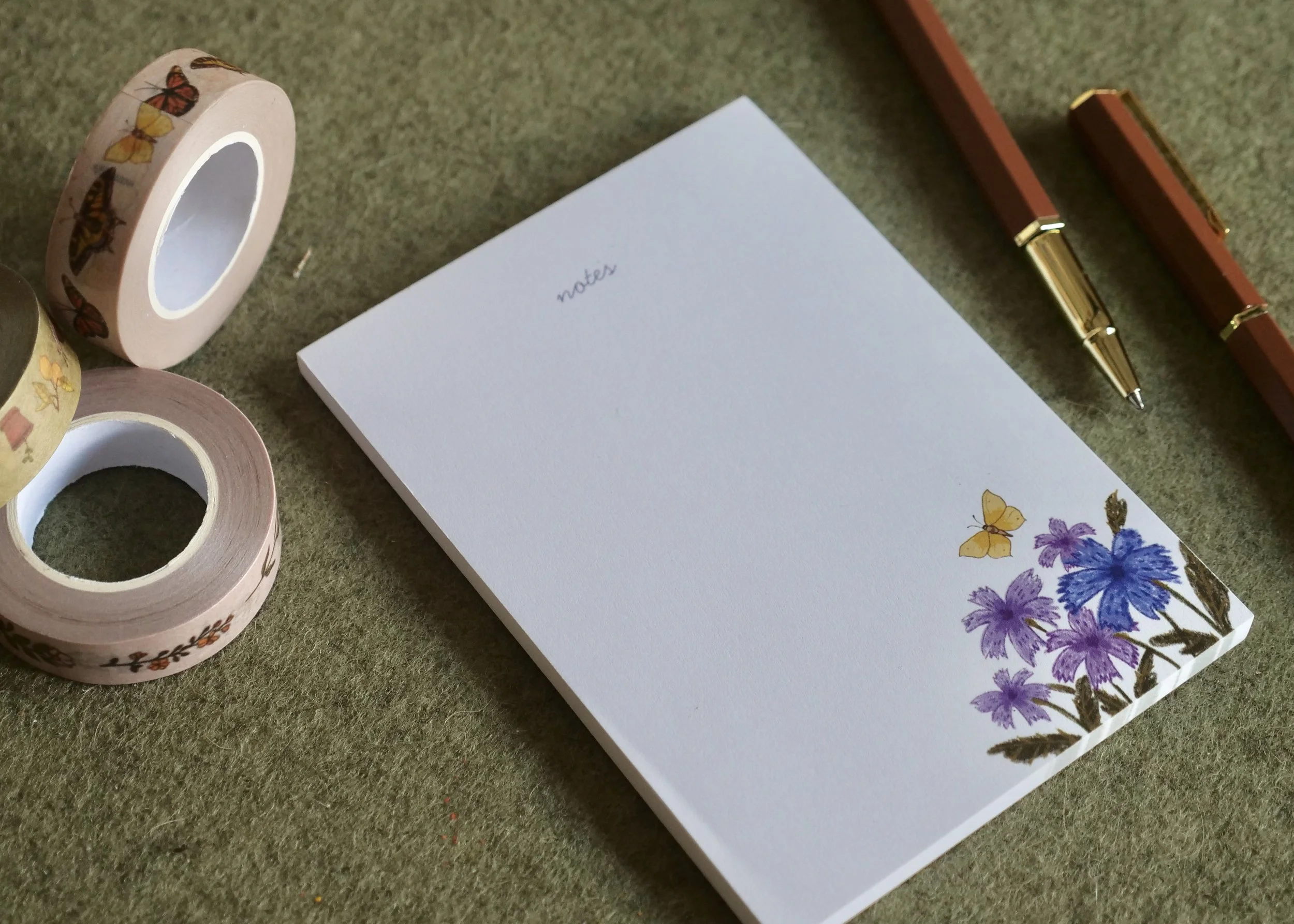 Spring Floral Notepad