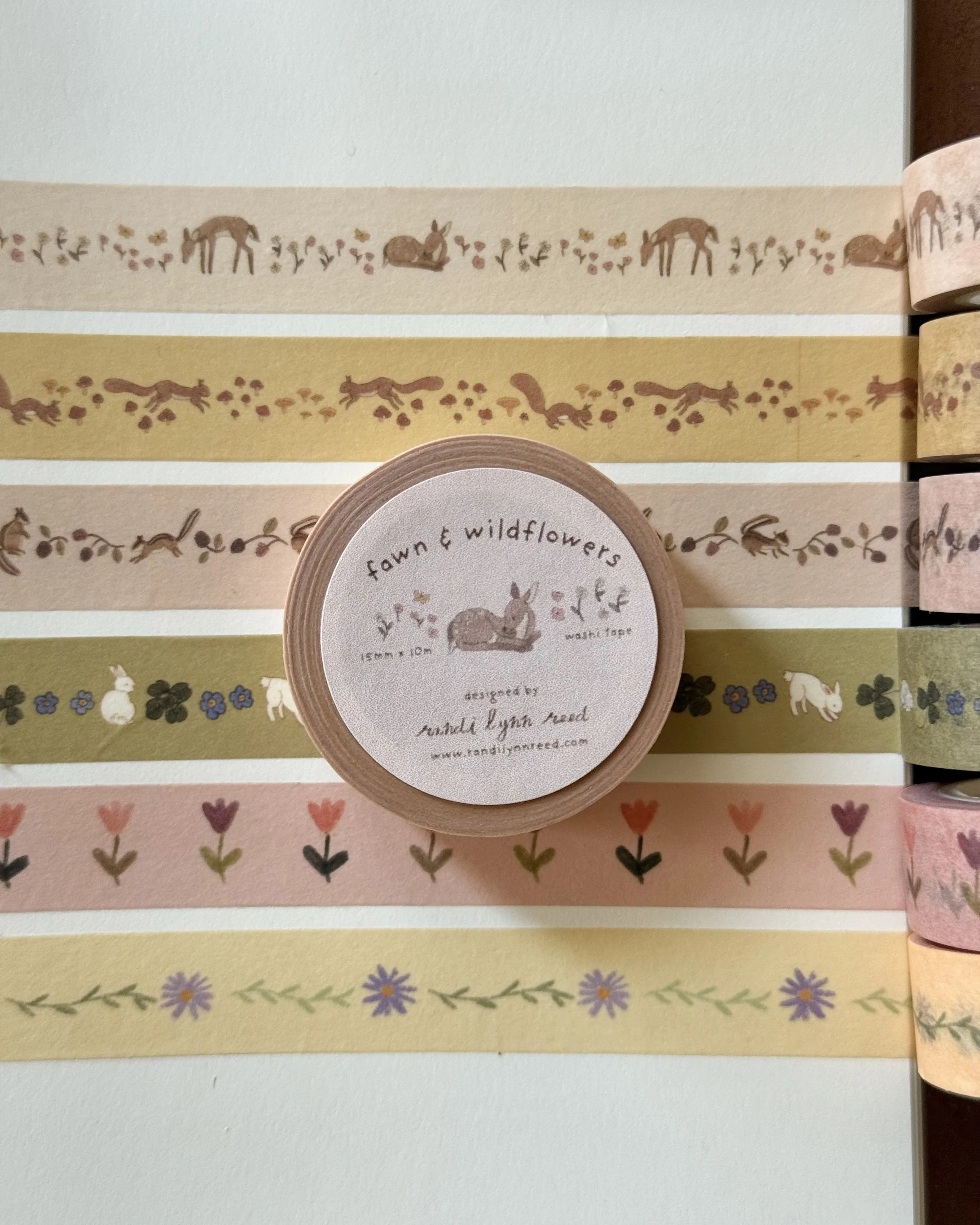 Fawn & Wildflowers Washi Tape