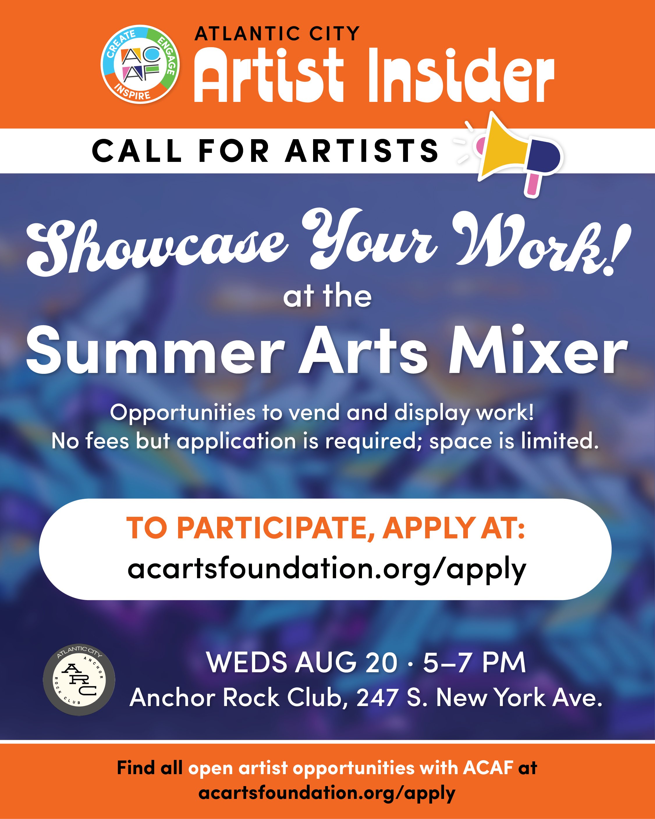 Call for Artists: Summer Arts Mixer Market