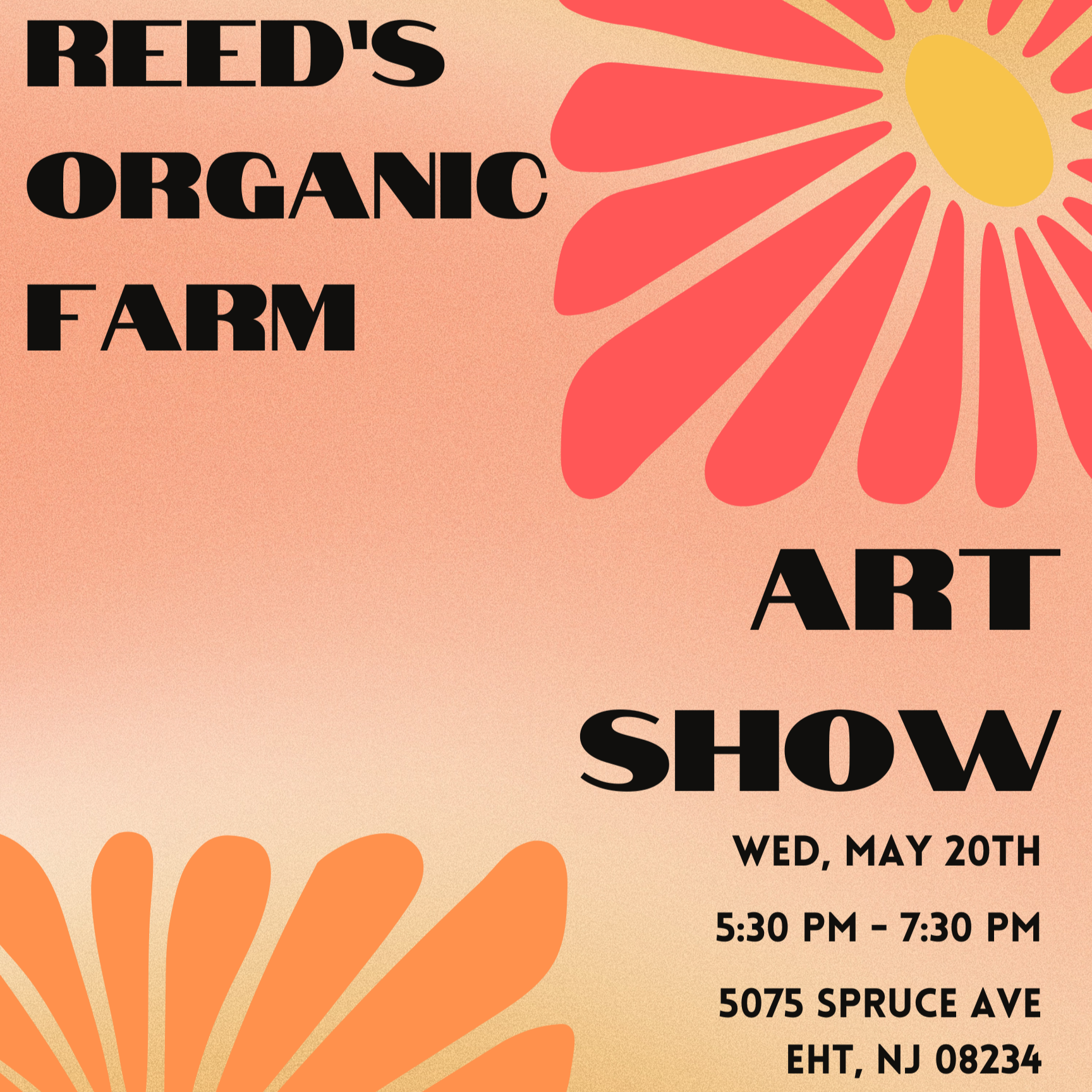Reed’s Organic Farm Art Show