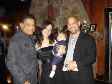 LUCKY SRINIVASAN, NATALIE ALTIER-SRINIVASAN, MJ SRINIVASAN, JEREMY SRINIVASAN (SOURCE: FACEBOOK)