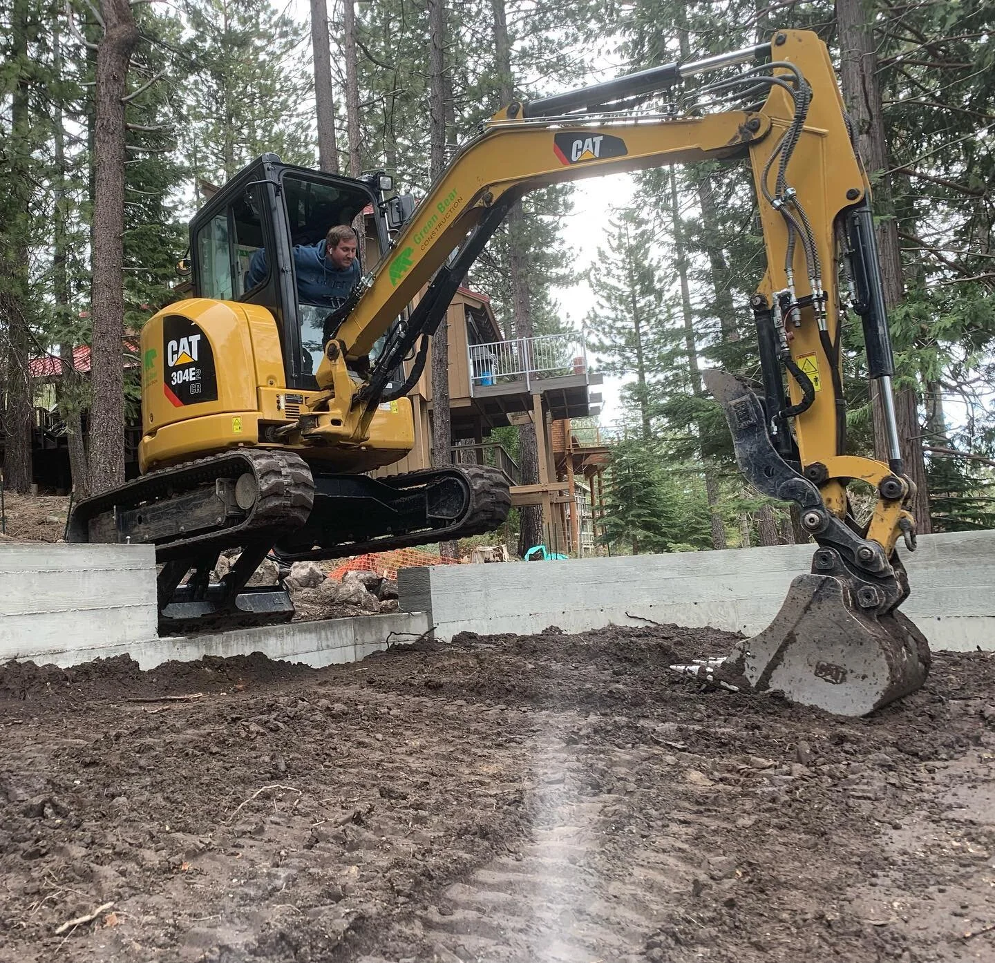 Tiptoeing over new concrete&hellip;