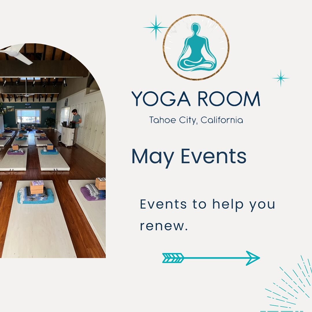 Please note: Advance your Asana will now be on May 17th, instead of May 31! 🗓️

Happy May! How will you water your inner garden in this season of growth? 🌷Join us this month as we renew and restore. 

✨Sign up to secure your spot for any events or 