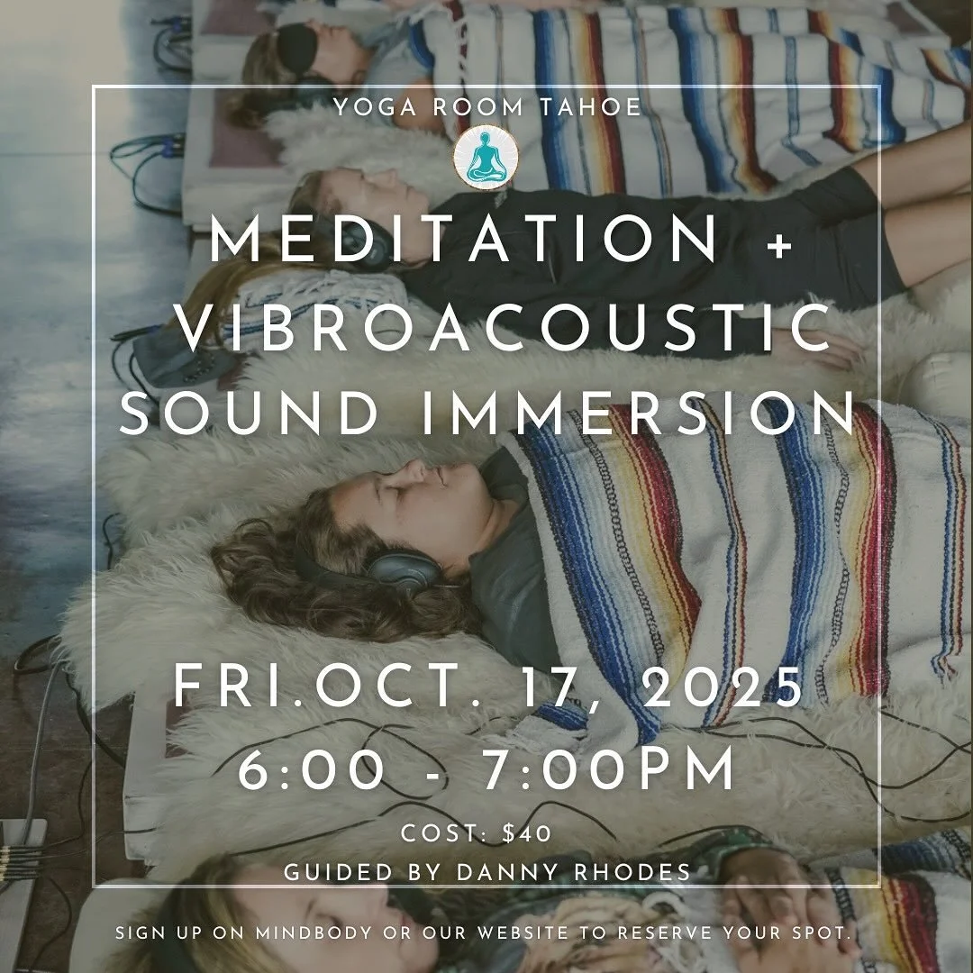 This Friday, immerse yourself in a deeply restorative experience with Vibroacoustic Sound Immersion. Danny will guide you through a meditation and take you on a full-body sensory journey with soothing soundscapes on specialized vibrating platforms.💙