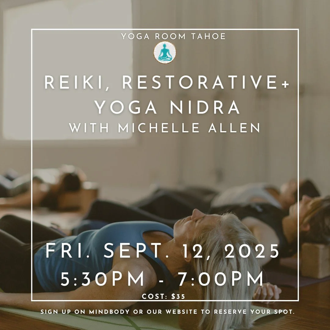 Next Friday, rest, digest, and restore balance to your body, mind and spirit through the ancient practices of Reiki and Yoga Nidra. 💙

These practices can help you cultivate deep relaxation, relieve stress and anxiety, enhance self-awareness and fos
