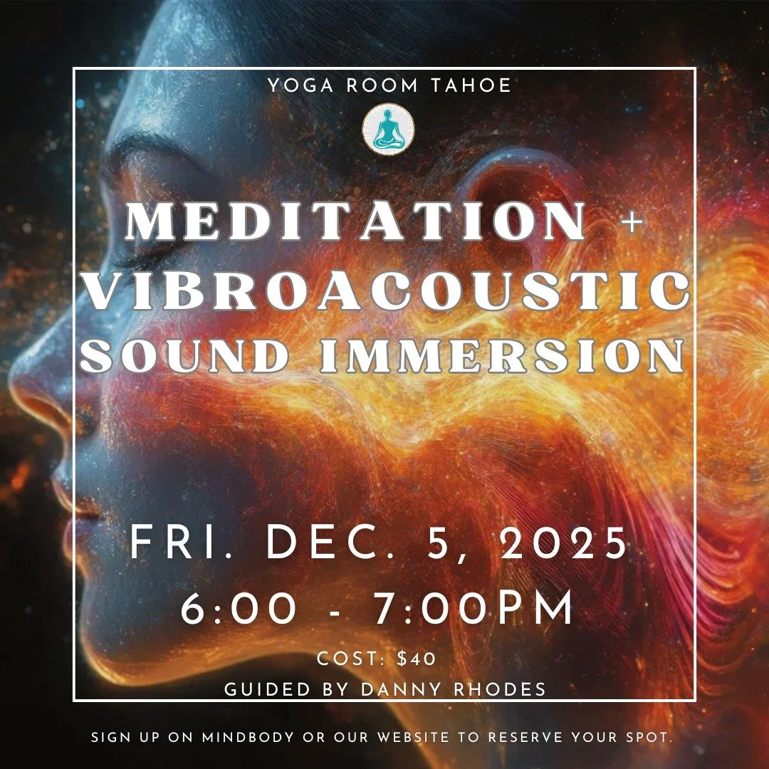This Friday, join Danny Rhodes for our last Vibroacoustic Sound Immersion until next spring! This is a beautiful and unique healing experience that we are so happy to continue to share with you. Space is limited to only 14 spots, so sign up now!

✨Re