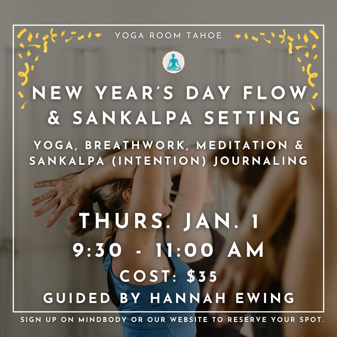 Welcome the new year on your yoga mat to set the tone for 2026! 🎉 

Join Hannah Ewing on New Year&rsquo;s Day for this special 90 minute workshop that blends Sankalpa (intention) journaling for 2026, a grounding yoga flow, and obstacle clearing brea