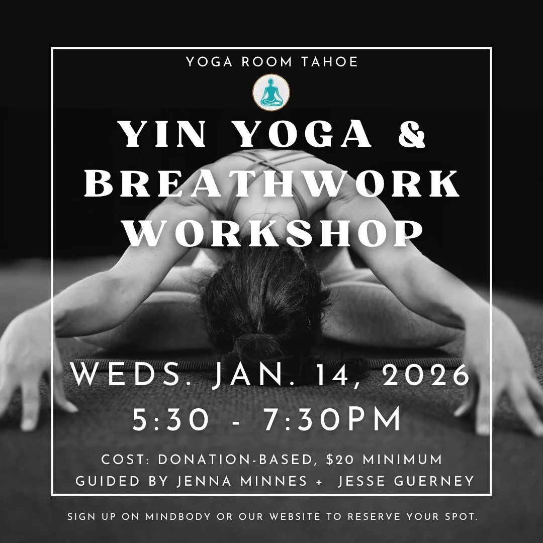 Next Wednesday, join Jenna Minnes and Jesse Guerney for an evening of supported transformation. 

Jesse will facilitate us through a supported breathwork practice that invites students to release patterns that live beneath the surface of awareness. J