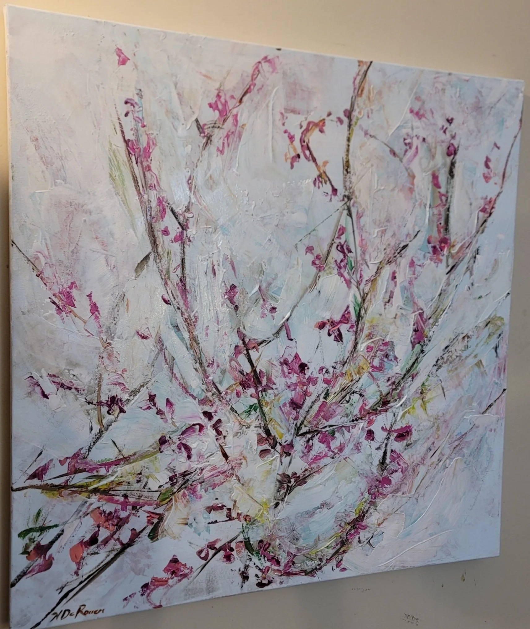  30 X 30 Acrylic on canvas  Sold  