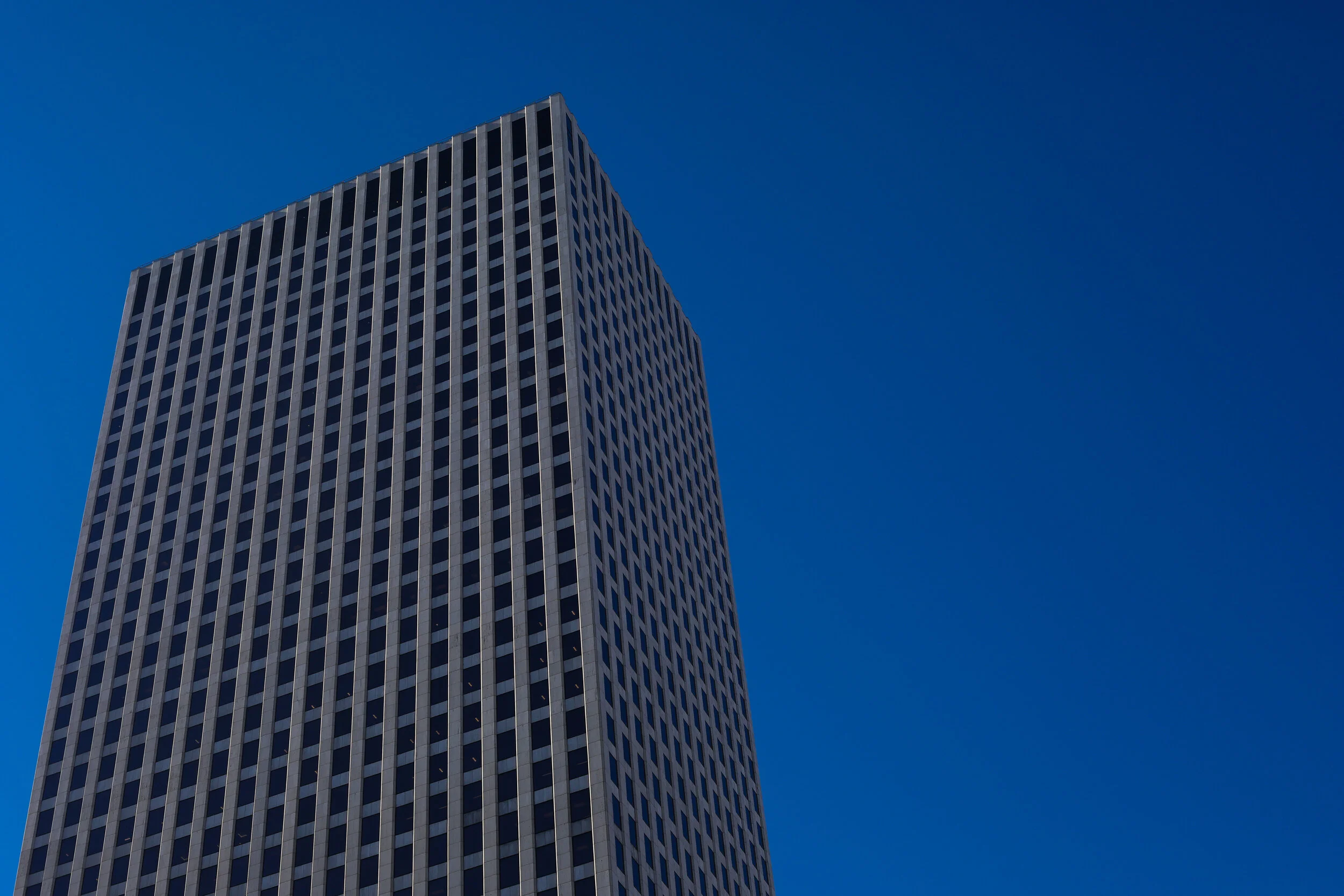 Hancock Whitney Center, the tallest in town